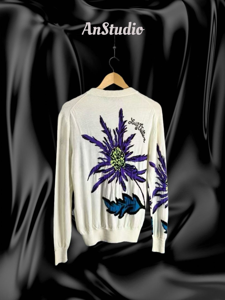 Louis Vuitton Louis Vuitton Thistle Intarsia Pullover Sweater Size US XS / EU 42 / 0 - 2 Thumbnail