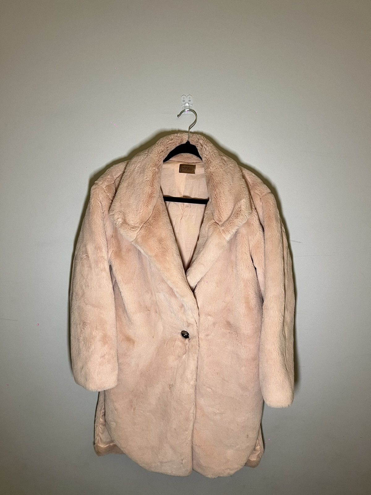 Vintage Leaf Boutique Faux Mink Coat Size M / US 6-8 / IT 42-44 - 1 Thumbnail
