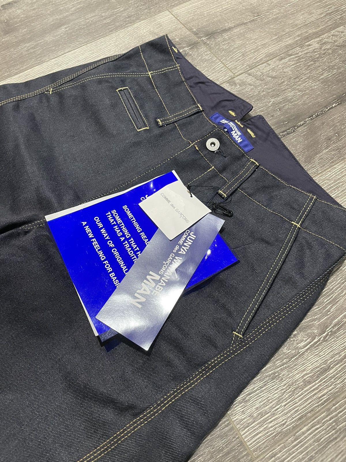 Comme des Garcons 2018 COMME des GARCONS JUNTA WATANABE Reflective Denim Pants Size US 30 / EU 46 - 5 Thumbnail