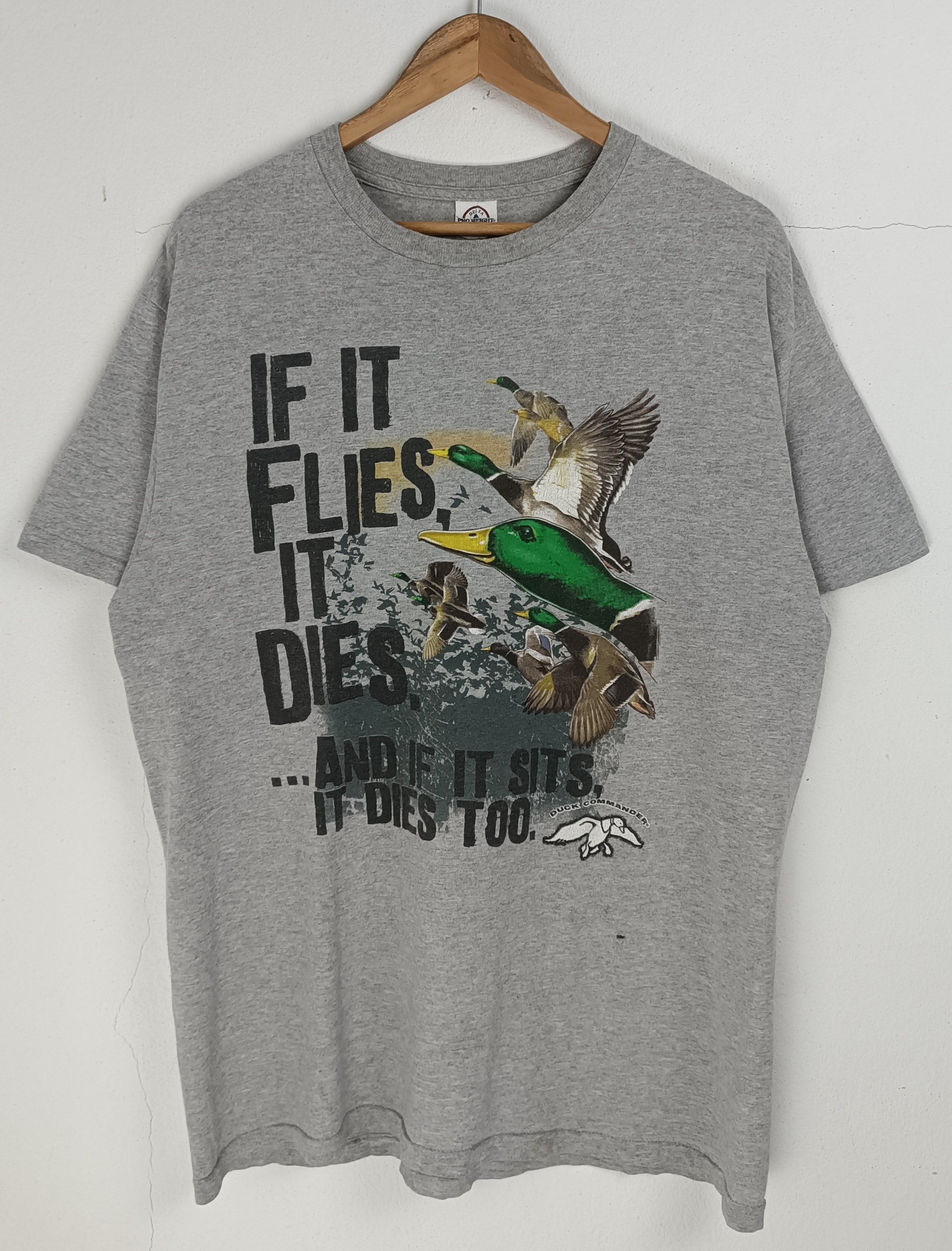 Vintage VINTAGE DUCK COMMANDER FUNNY QUOTES HUMOR ADULT TEE Size US L / EU 52-54 / 3 - 4 Thumbnail