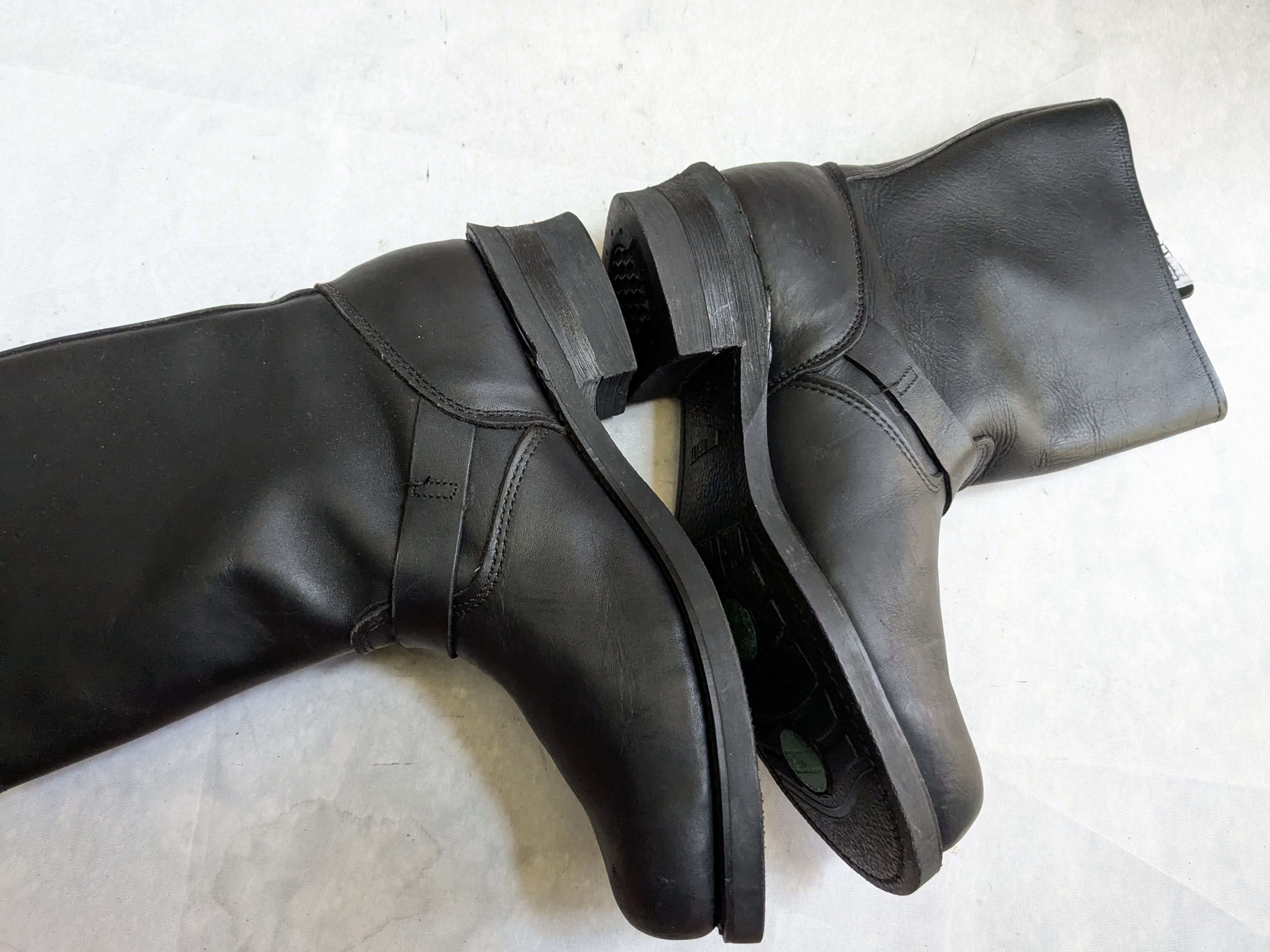 Frye Frye Engineer Boots Black Leather 9.5 Motorcycle Biker Size US 9.5 / EU 42-43 - 11 Thumbnail