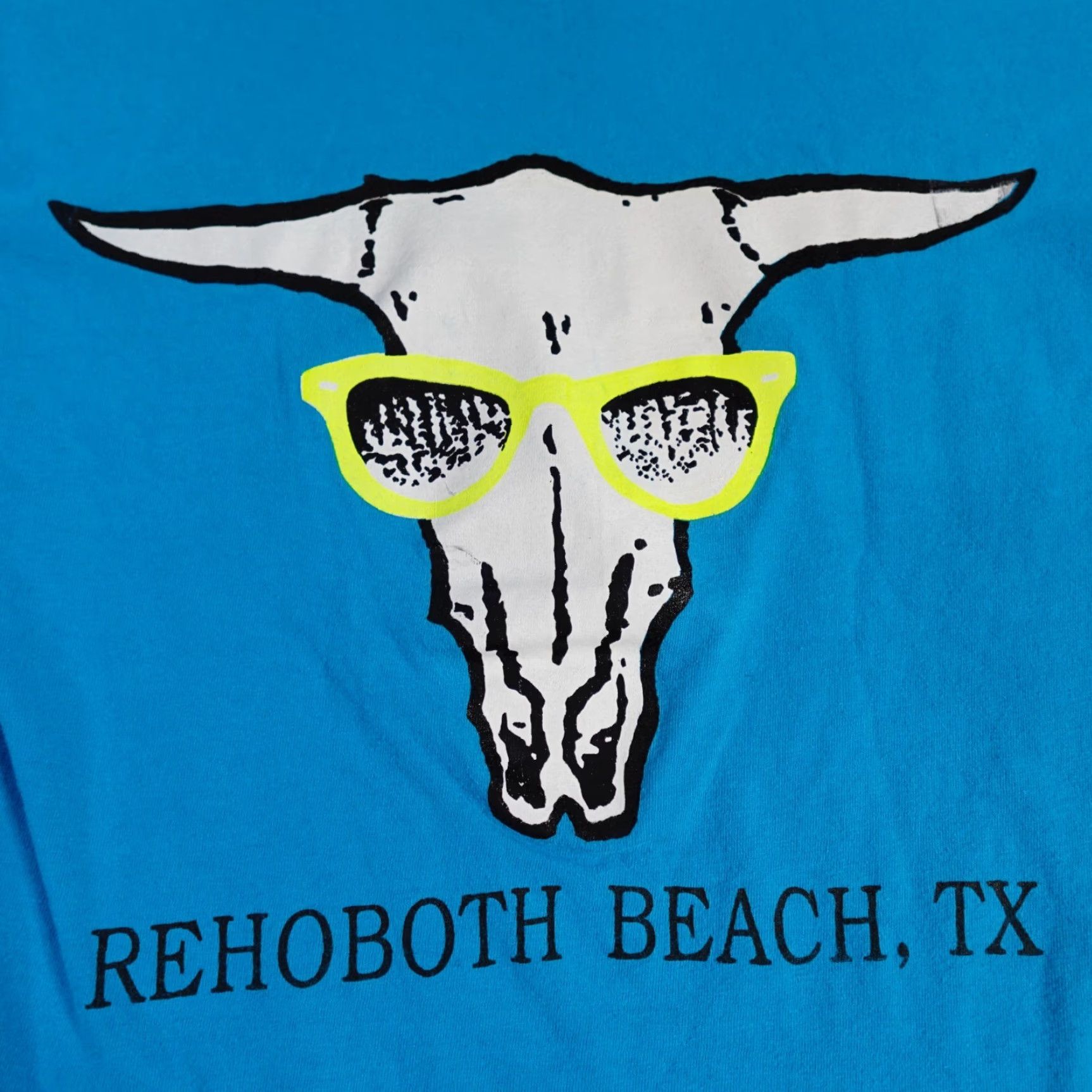 Vintage VINTAGE Roadhouse Steak Joint Shirt Medium Blue Mens T-Shirt Crew Neck Cotton Size US M / EU 48-50 / 2 - 2 Thumbnail