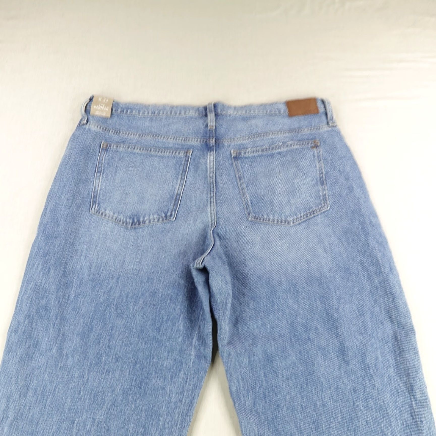 Madewell Vintage Madewell The Dadjean Jeans Women’s 33 Blue Distressed Relaxed Fit Straight Leg Denim Size 24" / US 00 / IT 34 - 7 Thumbnail