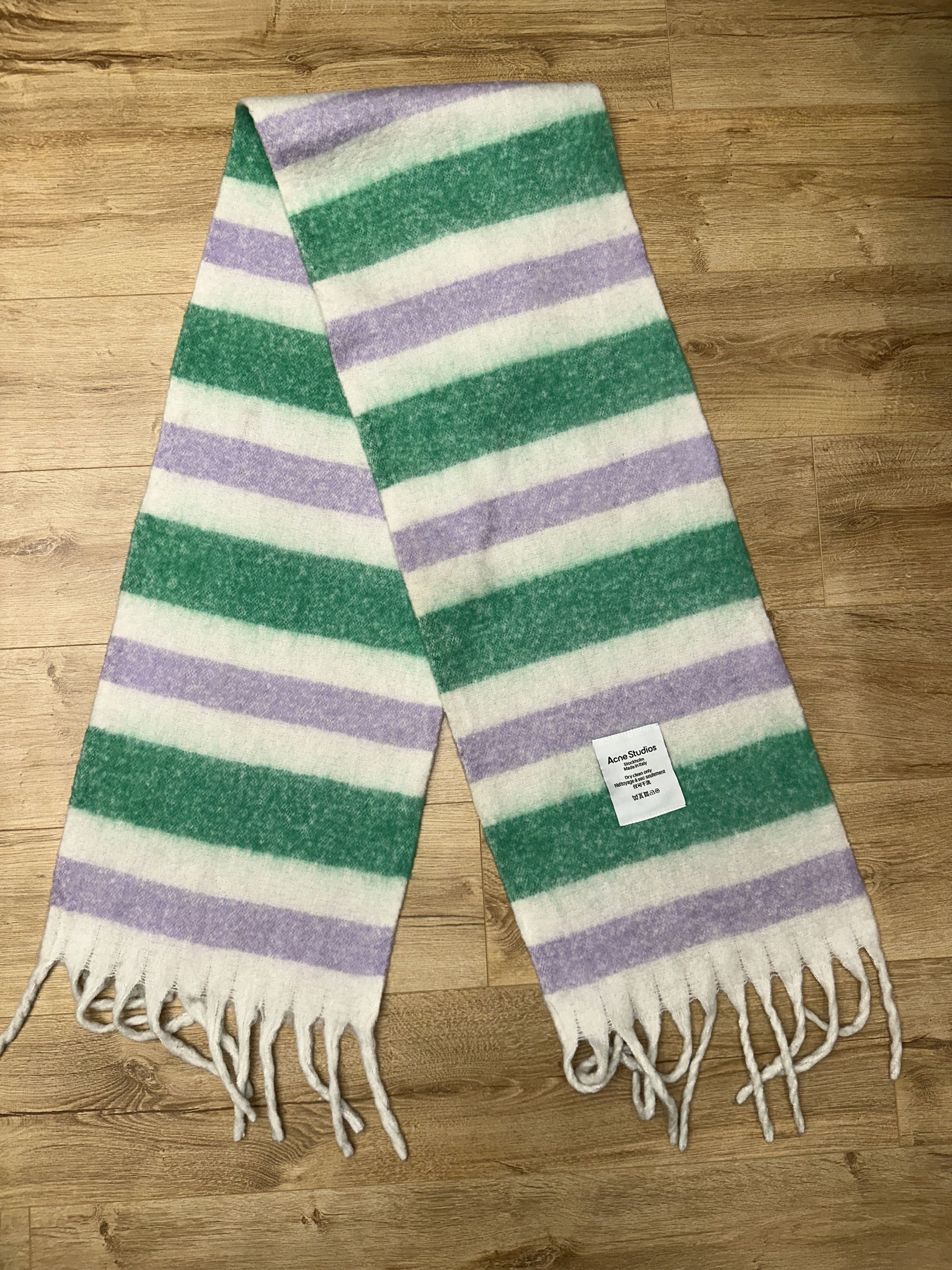 Acne Studios Acne Studios Stockholm Striped Scarf Made Italy 250 x 35 cm Size ONE SIZE - 9 Thumbnail