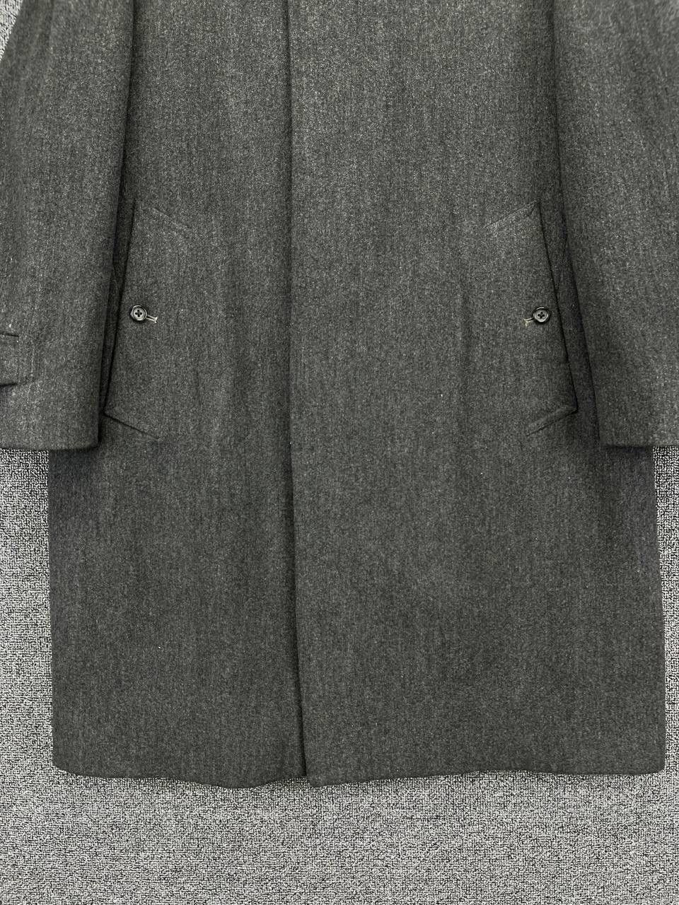 Burberry × Vintage Vintage Burberry Grey Trench Coats Wool Long Jacket Size US M / EU 48-50 / 2 - 6 Thumbnail