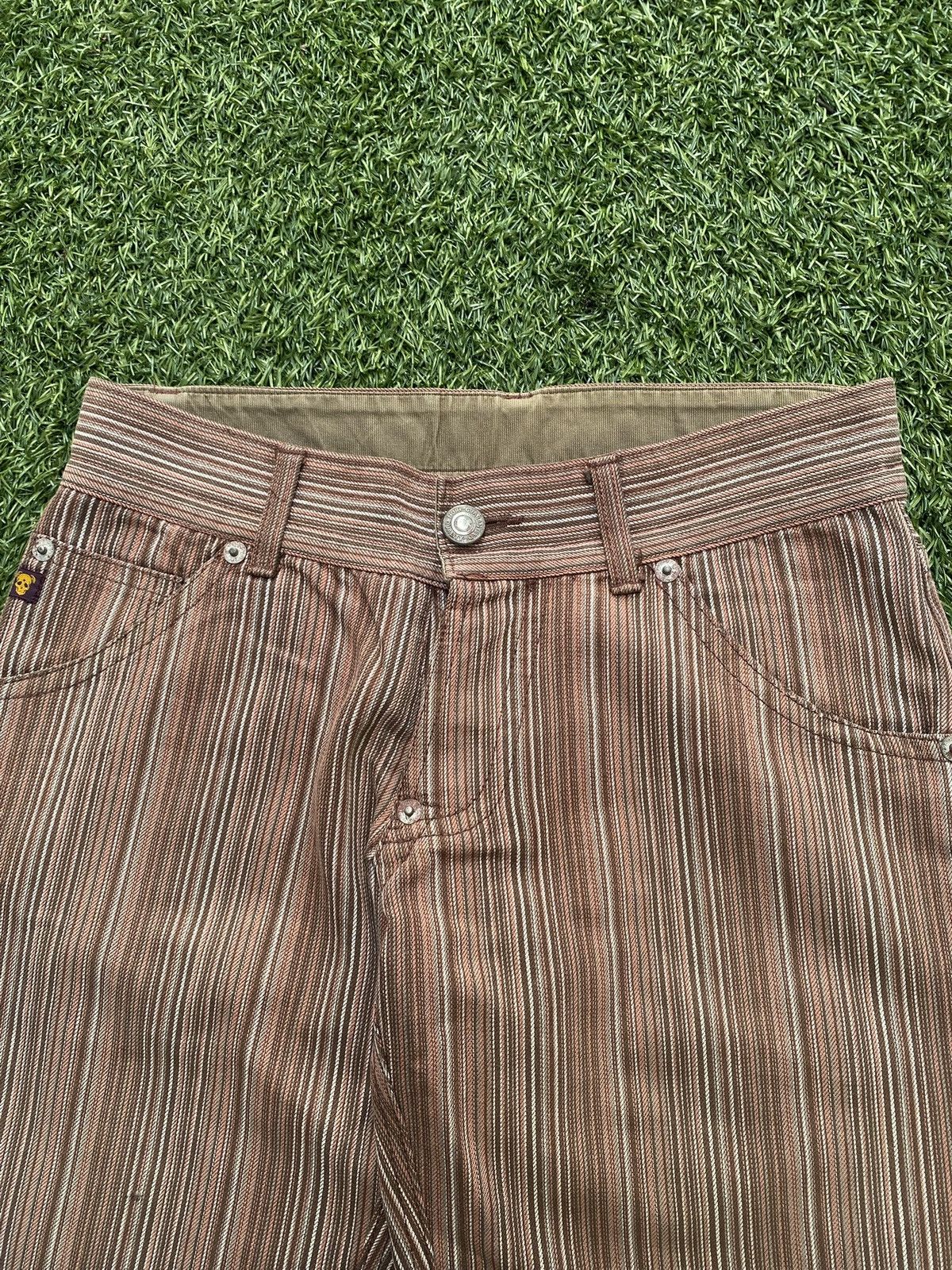 291295=Homme Vintage 291295=Homme Striped Flared Jeans Size US 35 - 8 Thumbnail