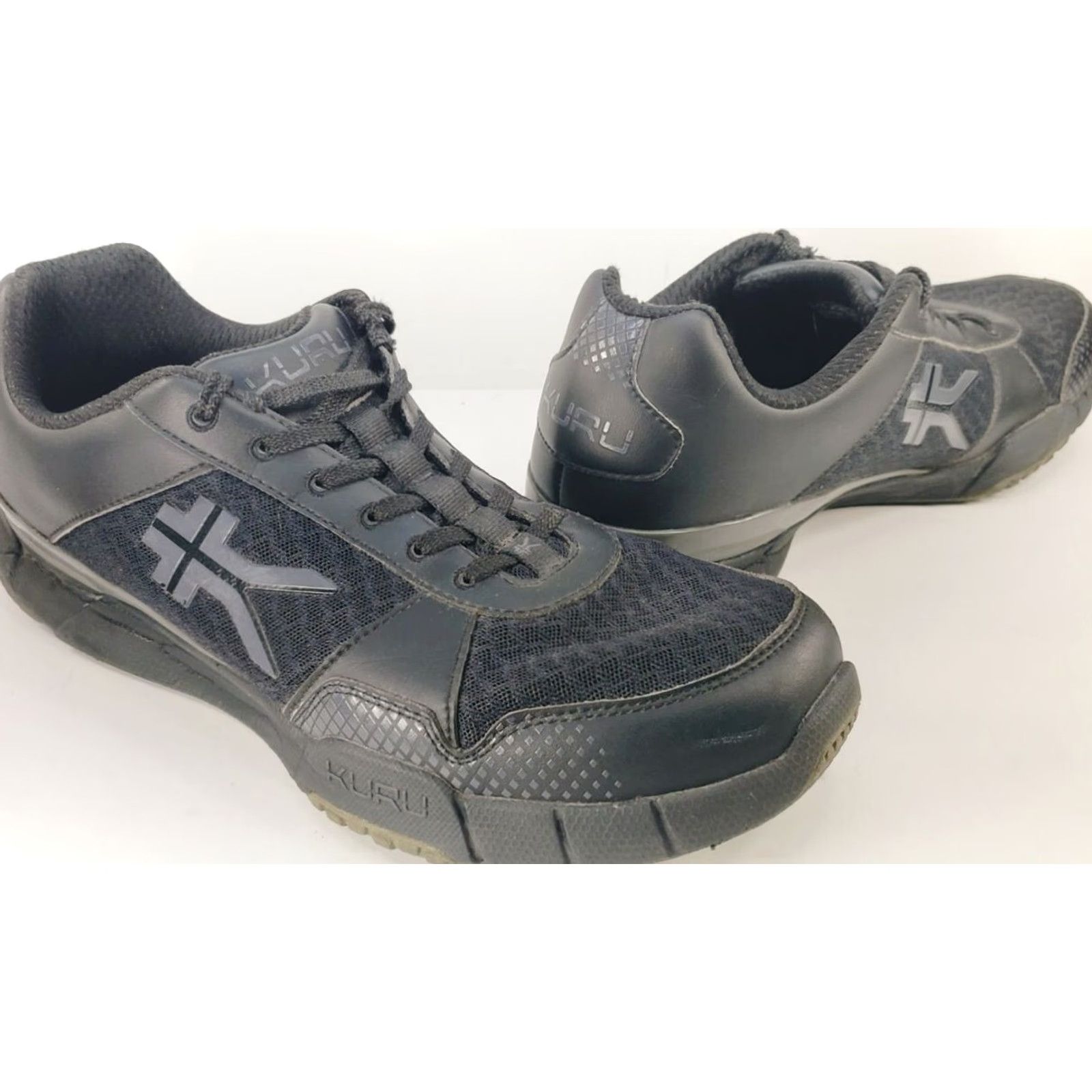 Vintage Kuru Quantum Men's Sneaker Black Athletic 10M Cushioned Super Support Comfort Arch Rubber Sole Walking Outdoor Sports Size US 10 / EU 43 - 2 Thumbnail