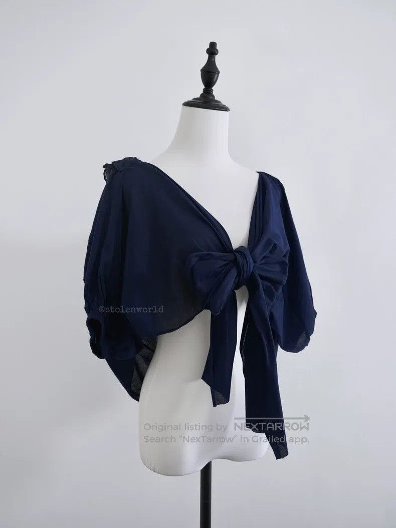 Comme des Garcons Comme Des Garcons Lace Tie Top Size M / US 6-8 / IT 42-44 - 3 Thumbnail
