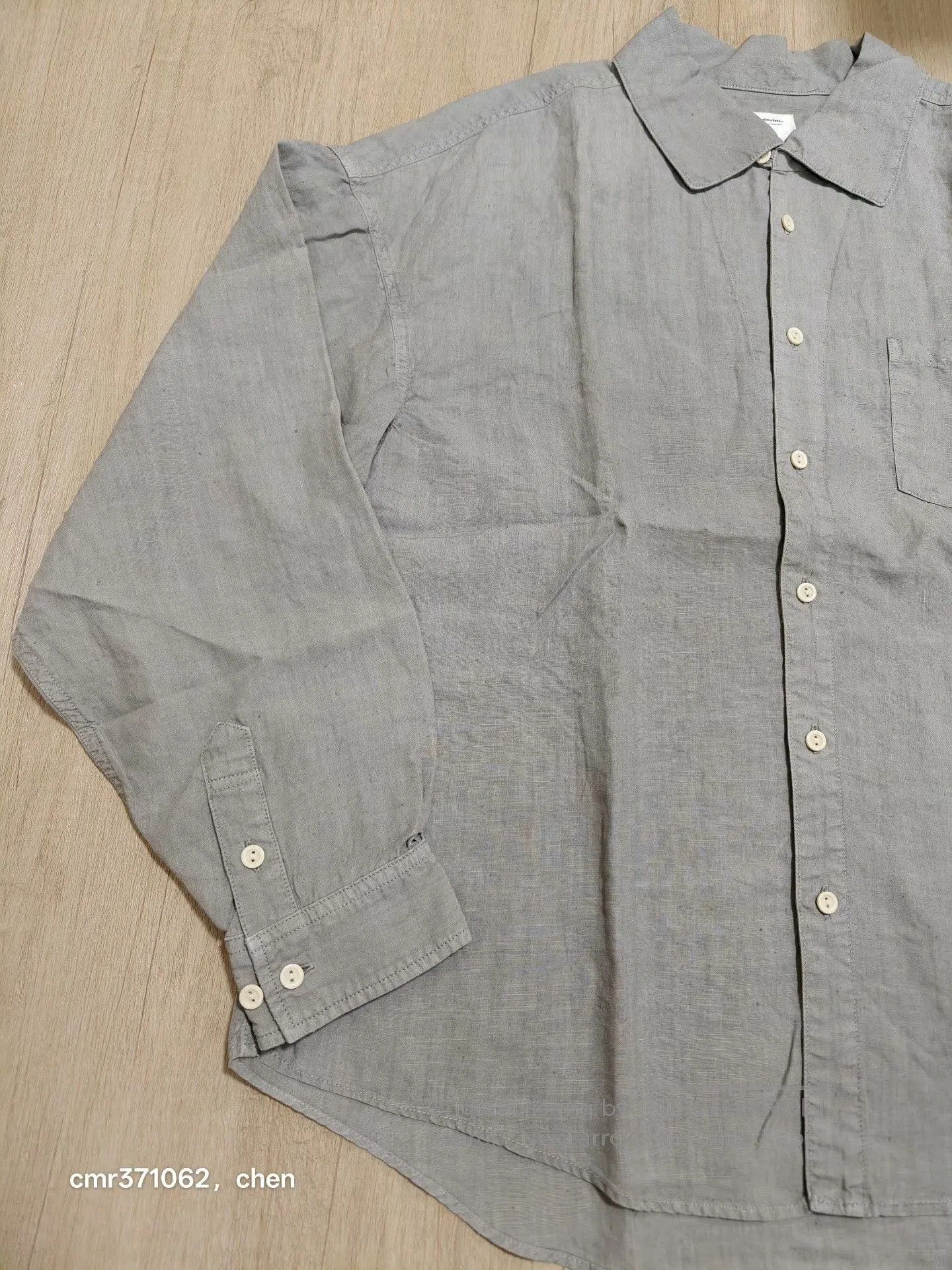 Visvim VISVIM 23SS PALMER SHIRT L/S DMGD LINEN. Size US M / EU 48-50 / 2 - 2 Thumbnail