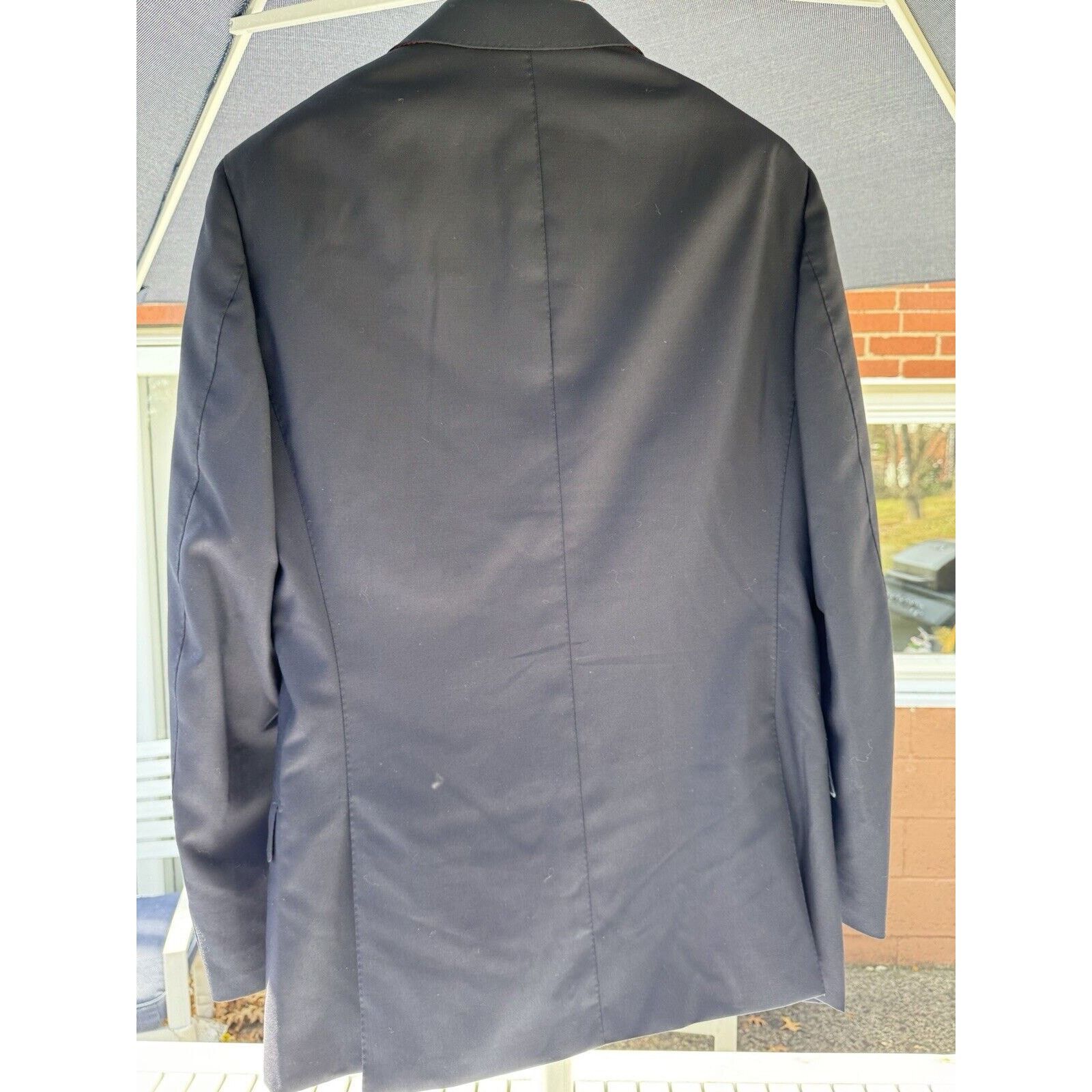 Suitsupply Suitsupply Navy Blazer 42L Men’s VBC Wool Blue Suit Jacket Size 42R - 7 Thumbnail