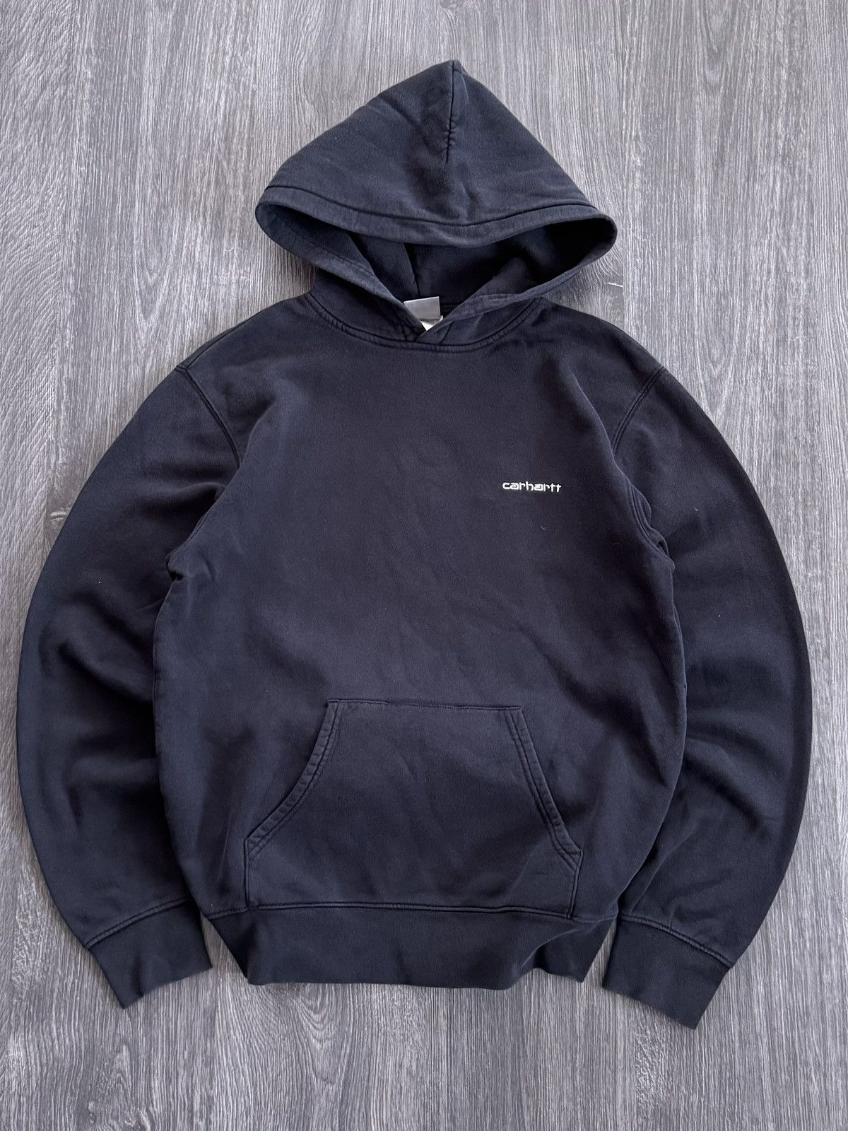 Carhartt Vintage Carhartt Black Hoodie Size US S / EU 44-46 / 1 - 1 Thumbnail