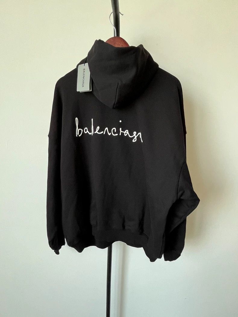 Balenciaga Balenciaga size 2 Tanabata love embossed logo craft hooded Size US M / EU 48-50 / 2 - 2 Thumbnail
