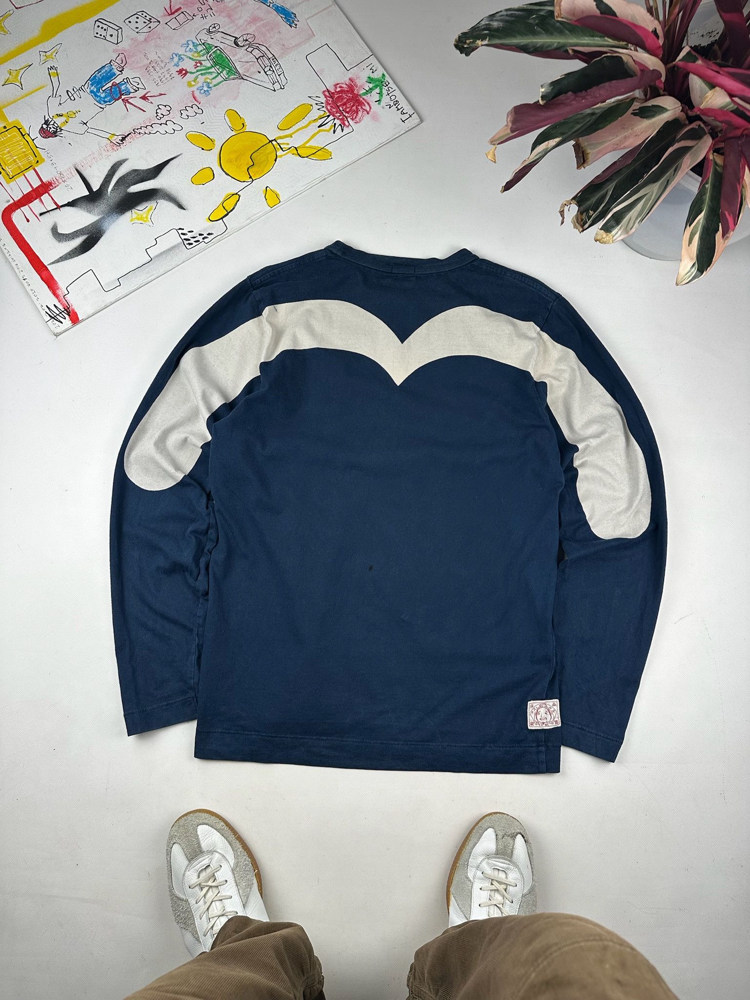 Evisu Vintage Evisu Longsleeve Big Logo Size M Size US M / EU 48-50 / 2 - 3 Thumbnail