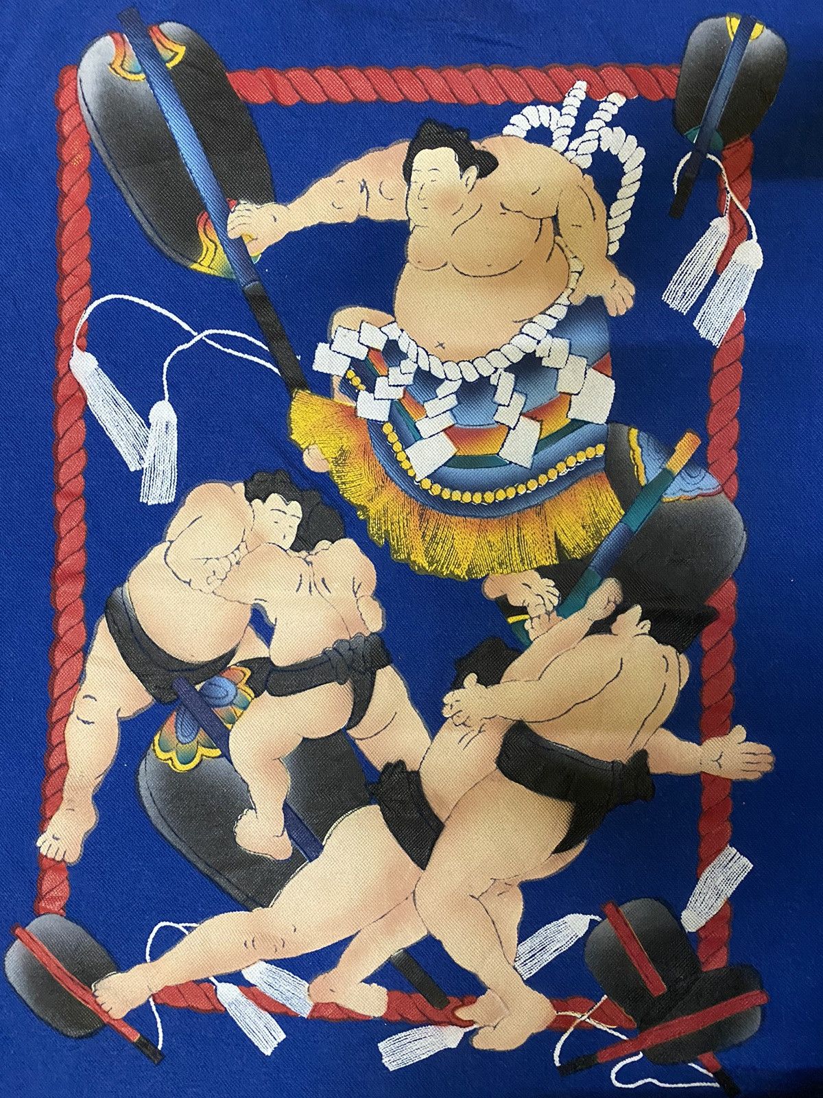 Samurai Jeans × Vintage Vintage 80s Japan sumo wrestler Geisha Samurai Ninja Tee Size US L / EU 52-54 / 3 - 6 Thumbnail