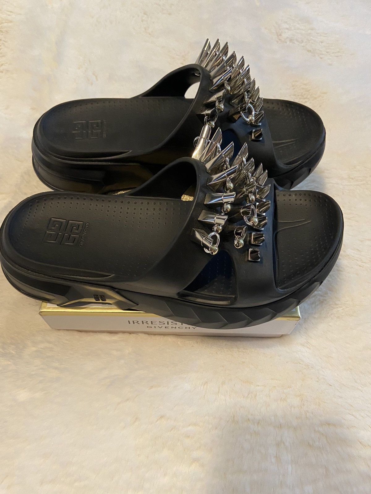 Givenchy Givenchy studded spiked marshmallow sandals Size US 8 / IT 38 - 3 Thumbnail
