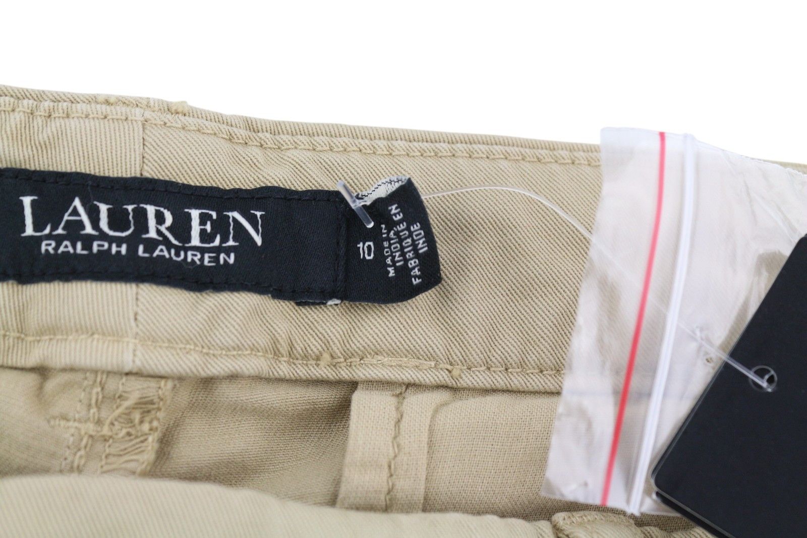Lauren Ralph Lauren W31 Brown Slim Ankle Zip Trousers 84705 Size 31" - 11 Thumbnail