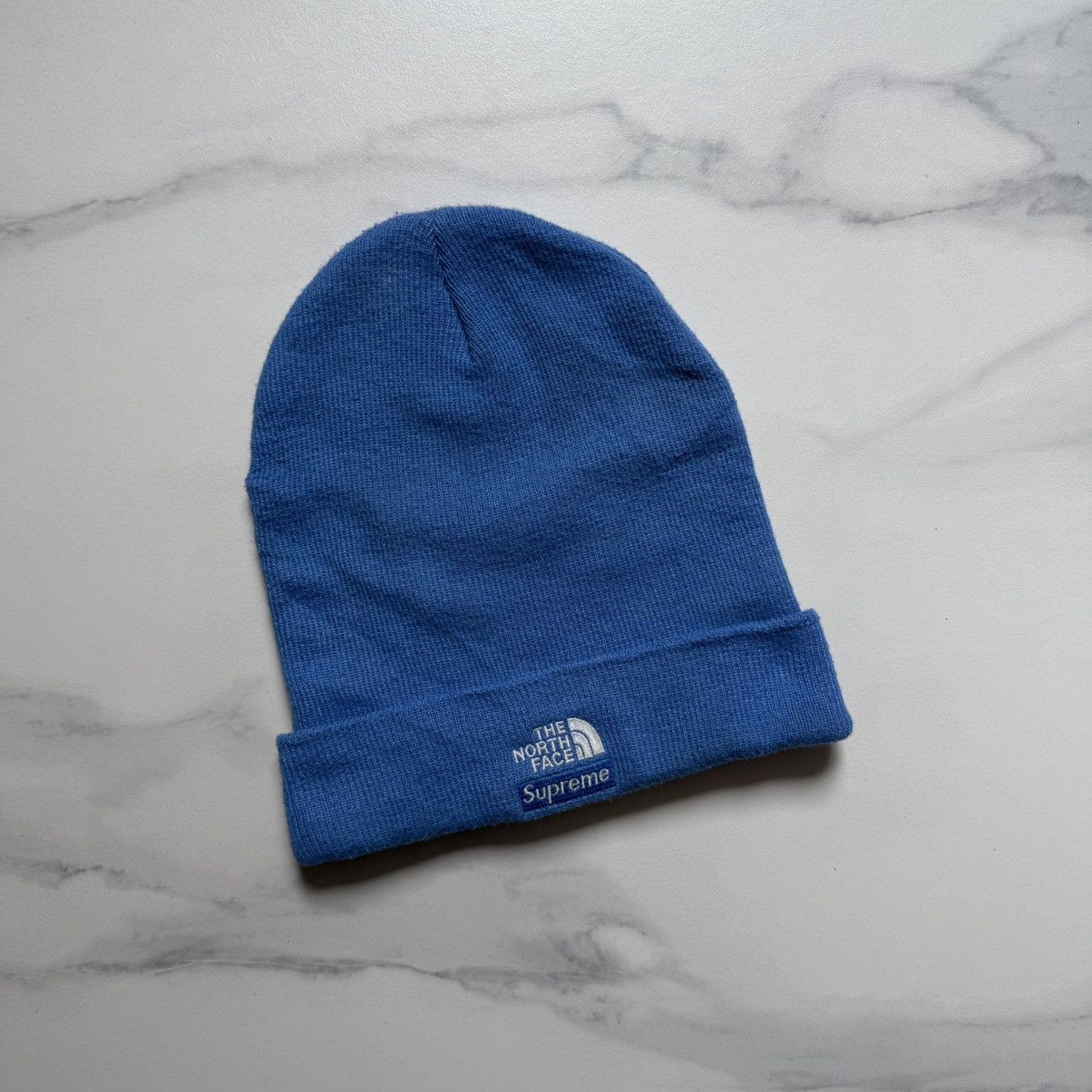 Supreme × The North Face Supreme x The North Face FW24 Blue Beanie Size ONE SIZE - 4 Thumbnail