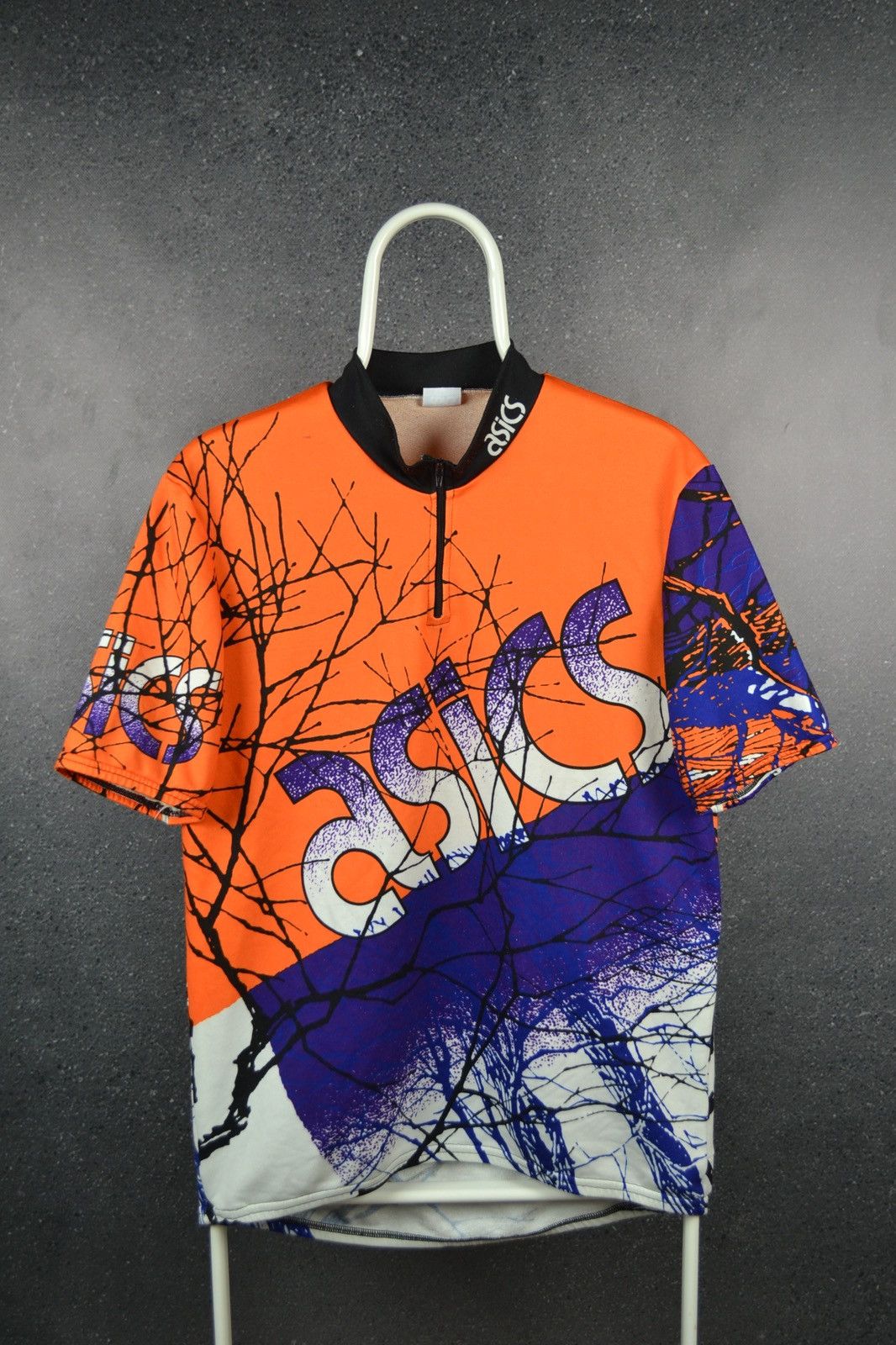 Asics Vintage ASICS cycling jersey top tee Size US XL / EU 56 / 4 - 1 Thumbnail