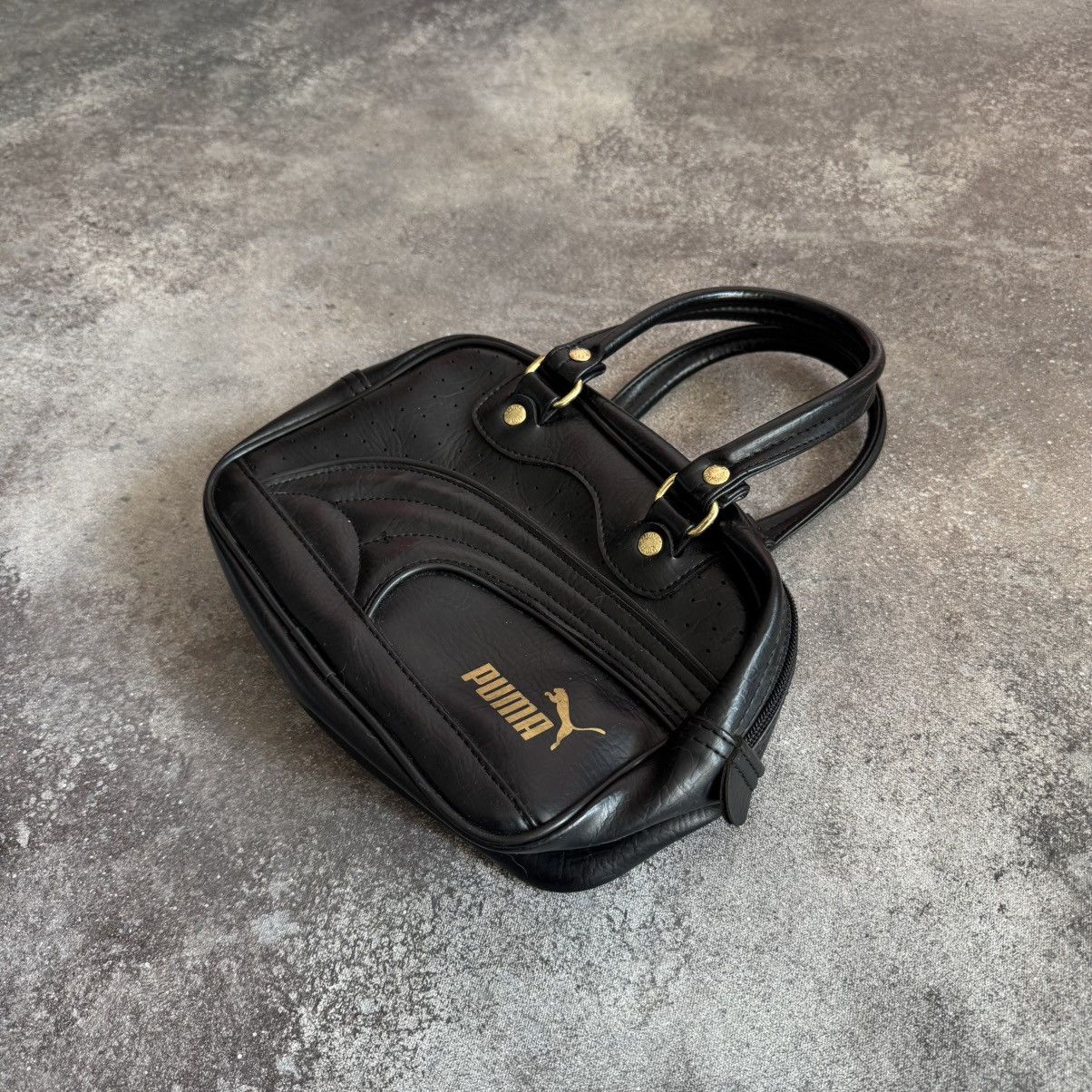 Puma Puma Speedcat Vintage Y2K Leather Black Shoulder Bag Size ONE SIZE - 7 Thumbnail