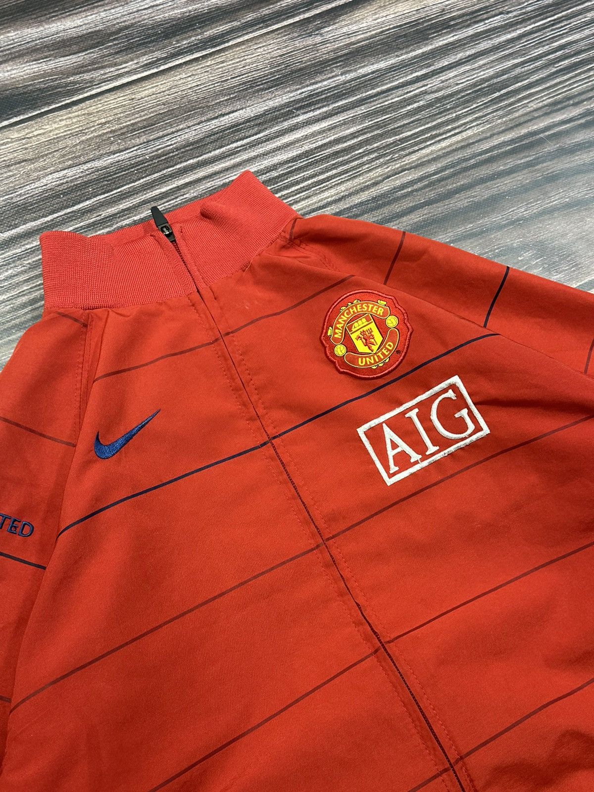 Nike × Vintage Vintage Nike Jacket Soccer football team Manchester United Size US S / EU 44-46 / 1 - 2 Thumbnail