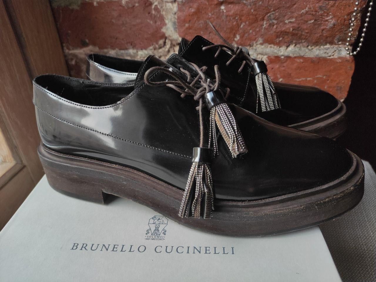 Brunello Cucinelli Brunello Cucinelli women's derby shoes Size US 9 / IT 39 - 1 Thumbnail