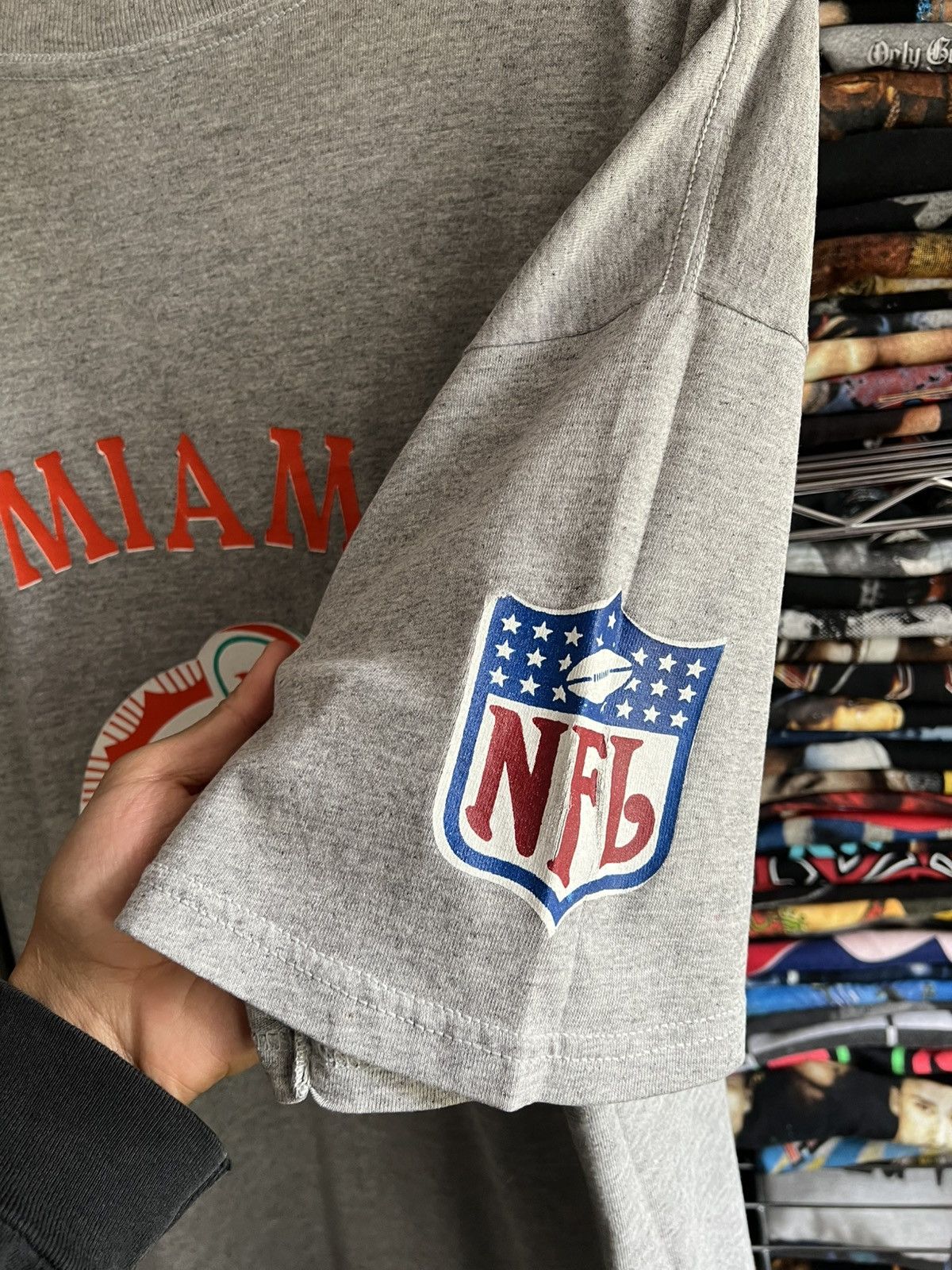 NFL 90s Miami Dolphins Bootleg Tultex Nike Tee Size US XL / EU 56 / 4 - 7 Thumbnail