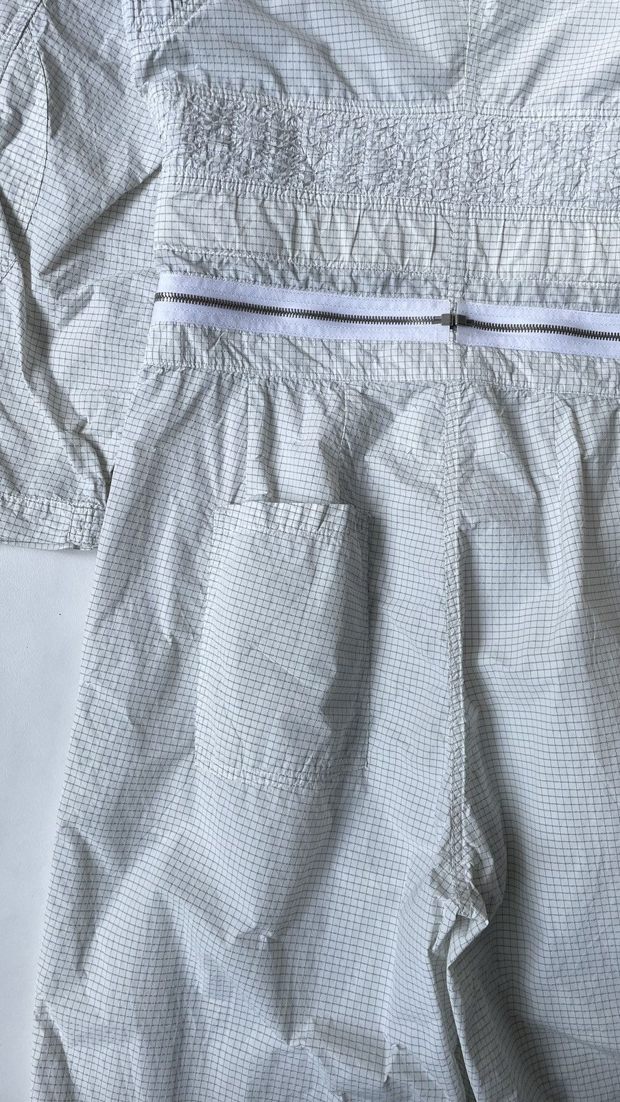 Maison Margiela S/S 19 Grid Check Nylon Flight Suit / Boiler Suit Size US S / EU 44-46 / 1 - 24 Thumbnail