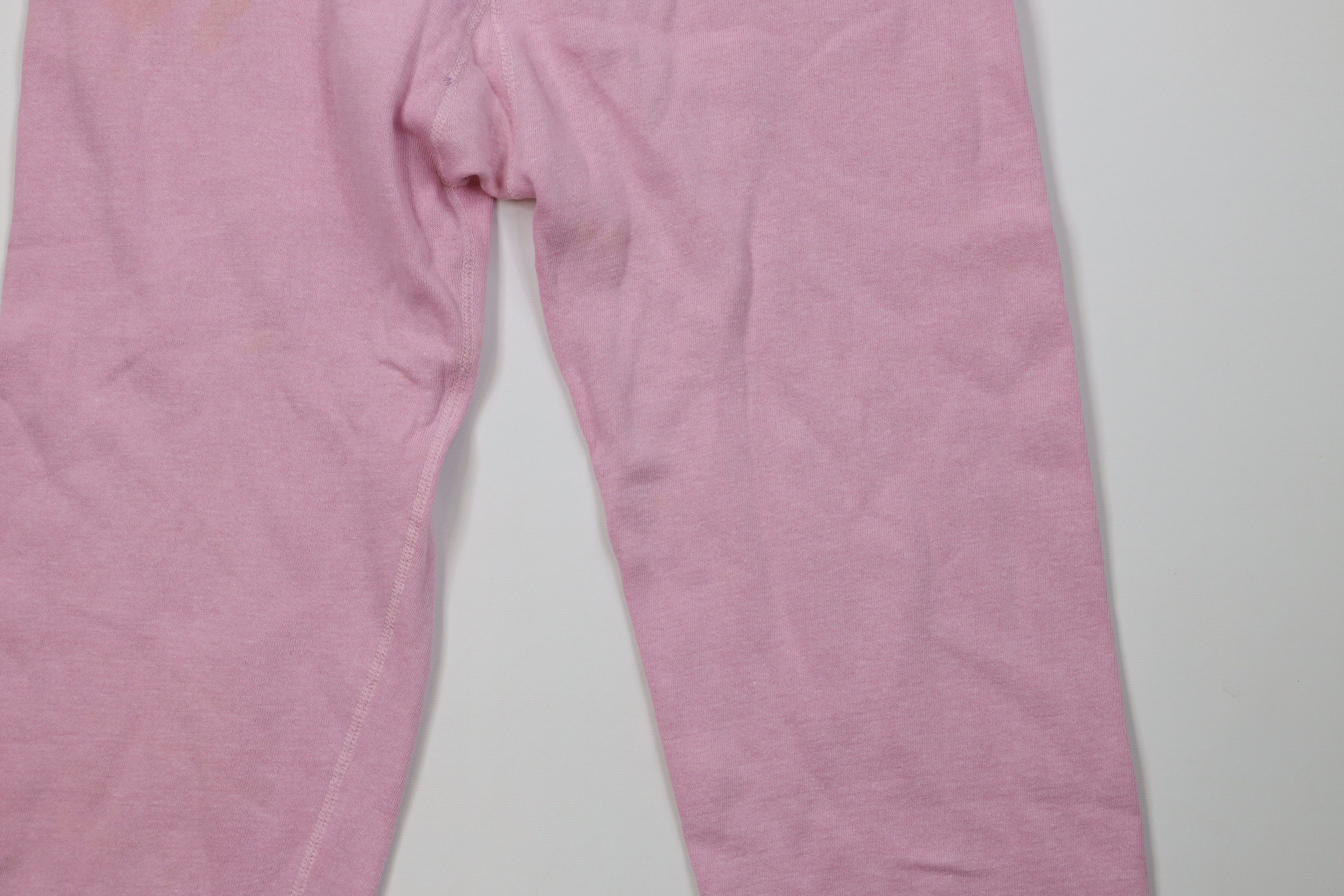 Vintage Vintage 70s Streetwear Blank Gusset Sweatpants Pink USA Size 34" / US 12 / IT 48 - 12 Thumbnail