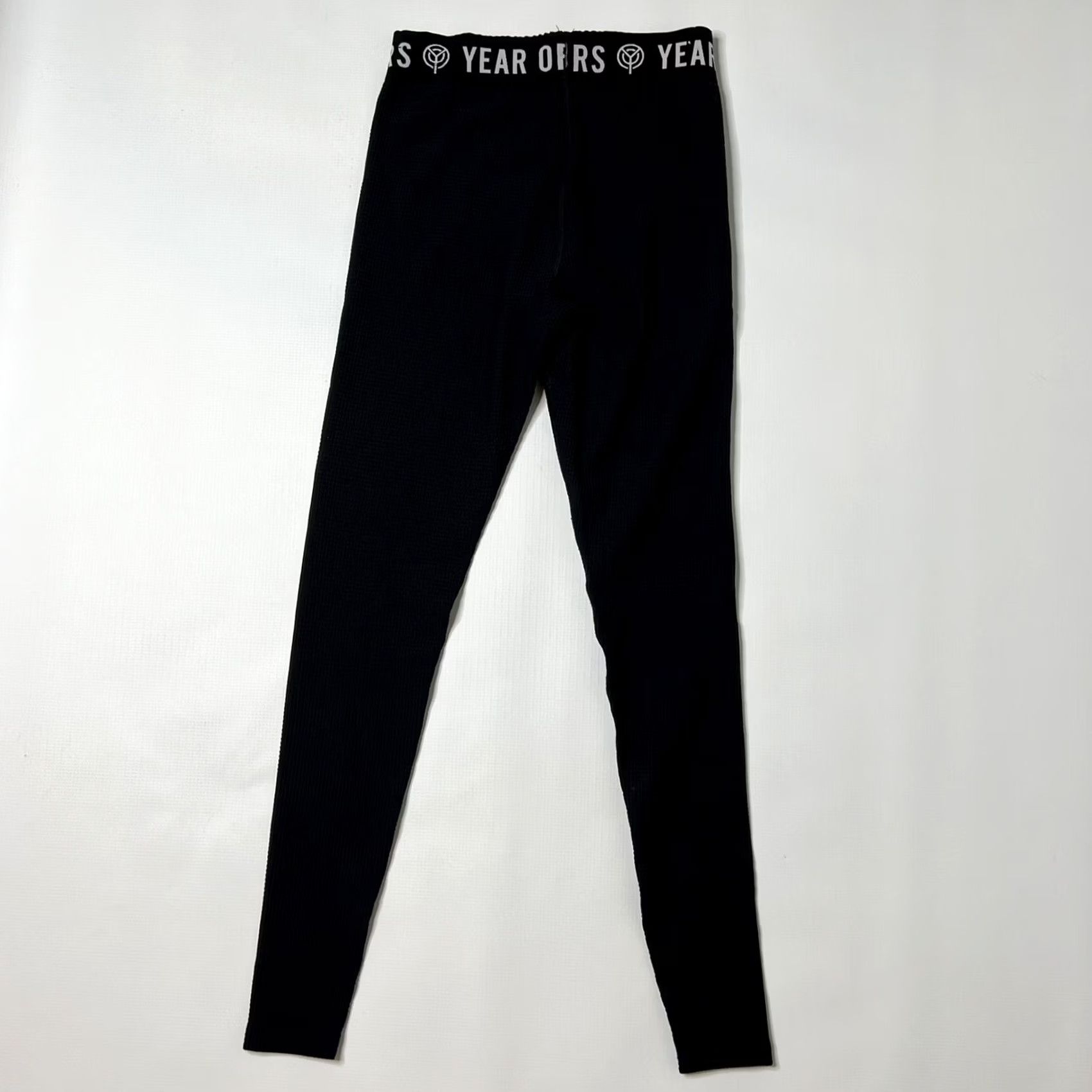 Vintage Year Of Ours Thermal Leggings S Black Pull On 137288 Size 28" / US 6 / IT 42 - 3 Thumbnail