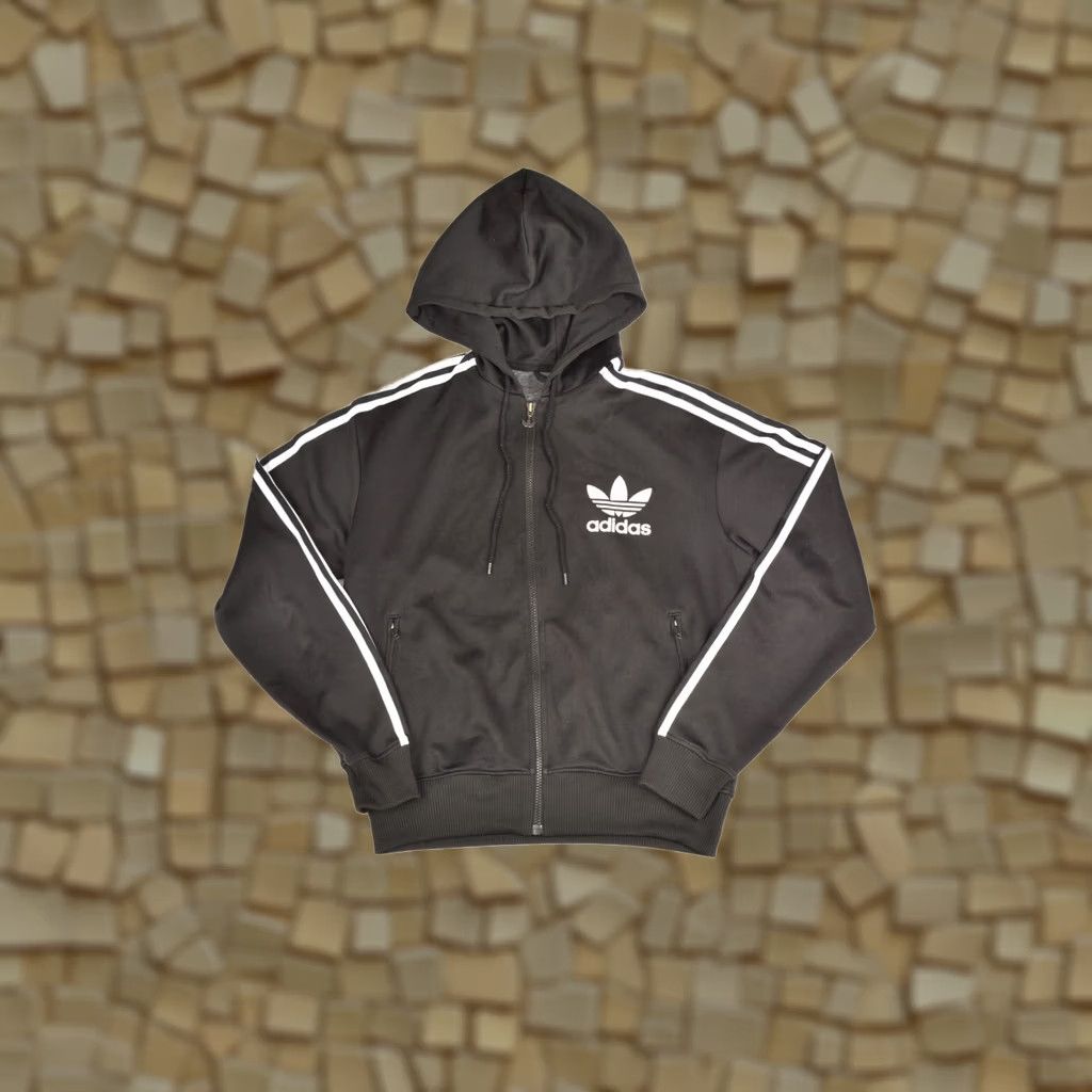 Adidas Adidas Vintage 2010 Trefoil Firebird Black Track Jacket Men M Size Size US M / EU 48-50 / 2 - 1 Thumbnail