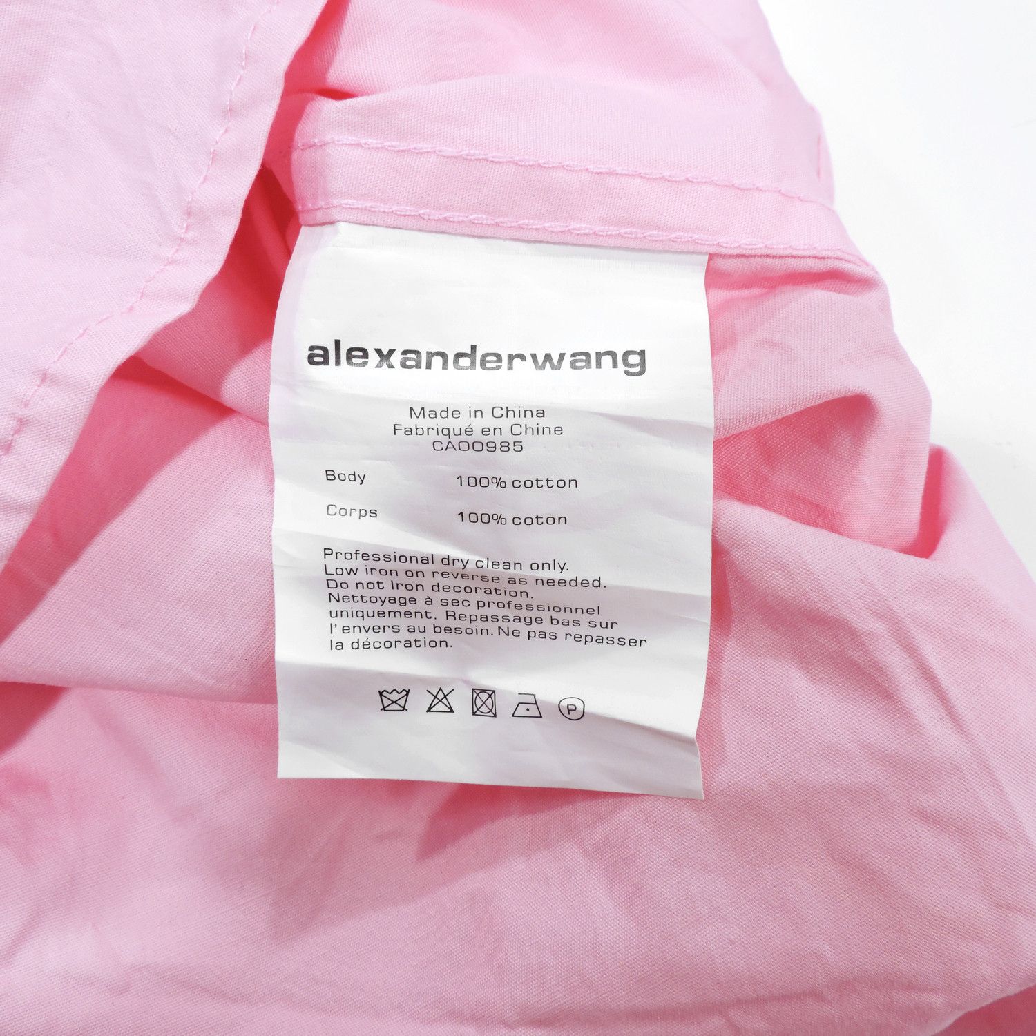 Alexander Wang ALEXANDER WANG PINK LONG SLEEVE SHIRT Size L / US 10 / IT 46 - 5 Thumbnail