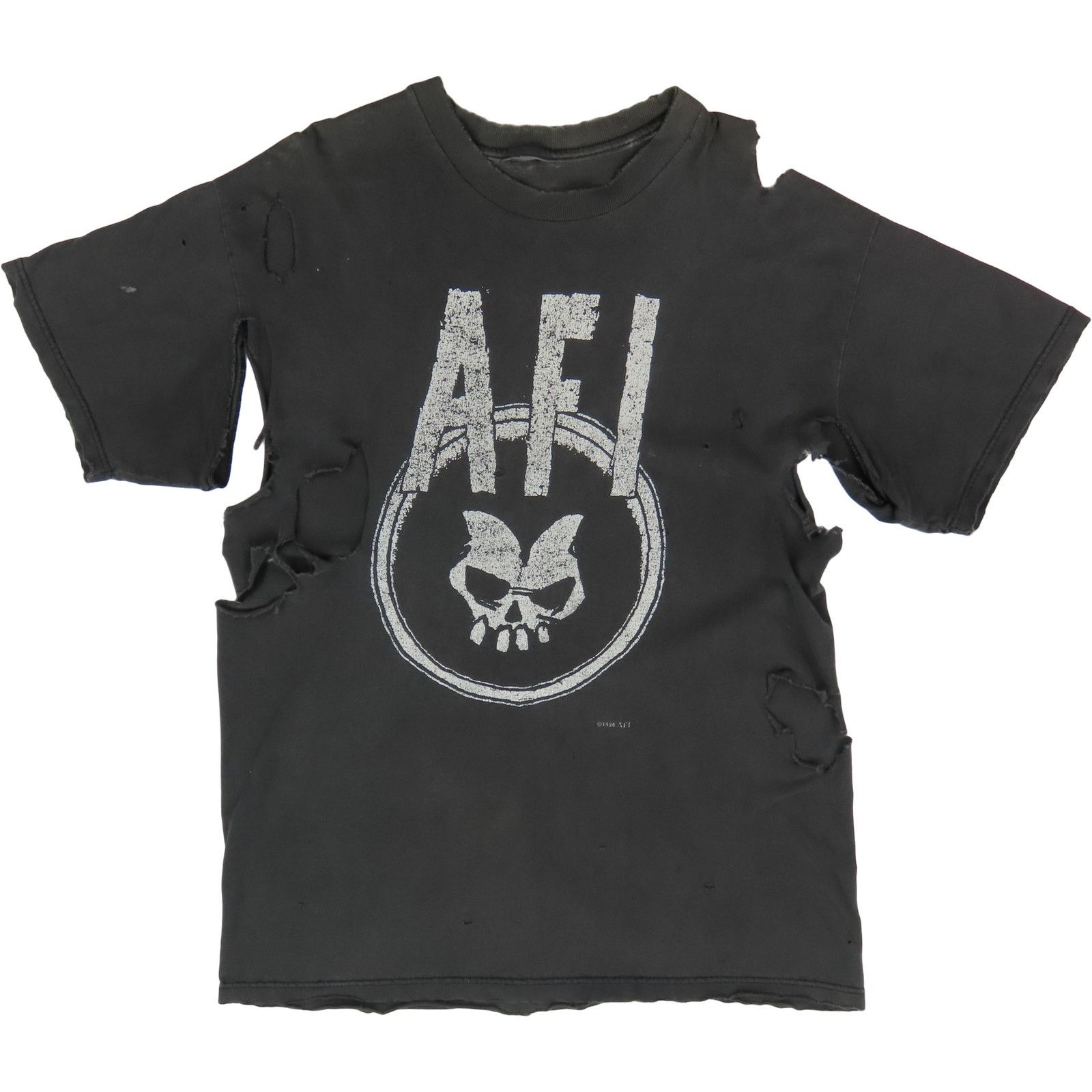 Vintage 90s Vintage AFI I Hate Punk Rock Hardcore Metal T Shirt Size US XS / EU 42 / 0 - 3 Thumbnail