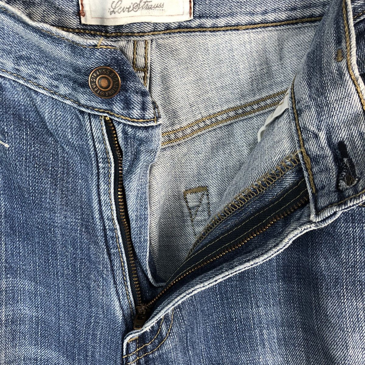 Levi's DL Levis Blue Denim Pants #C194 Size US 33 - 11 Thumbnail