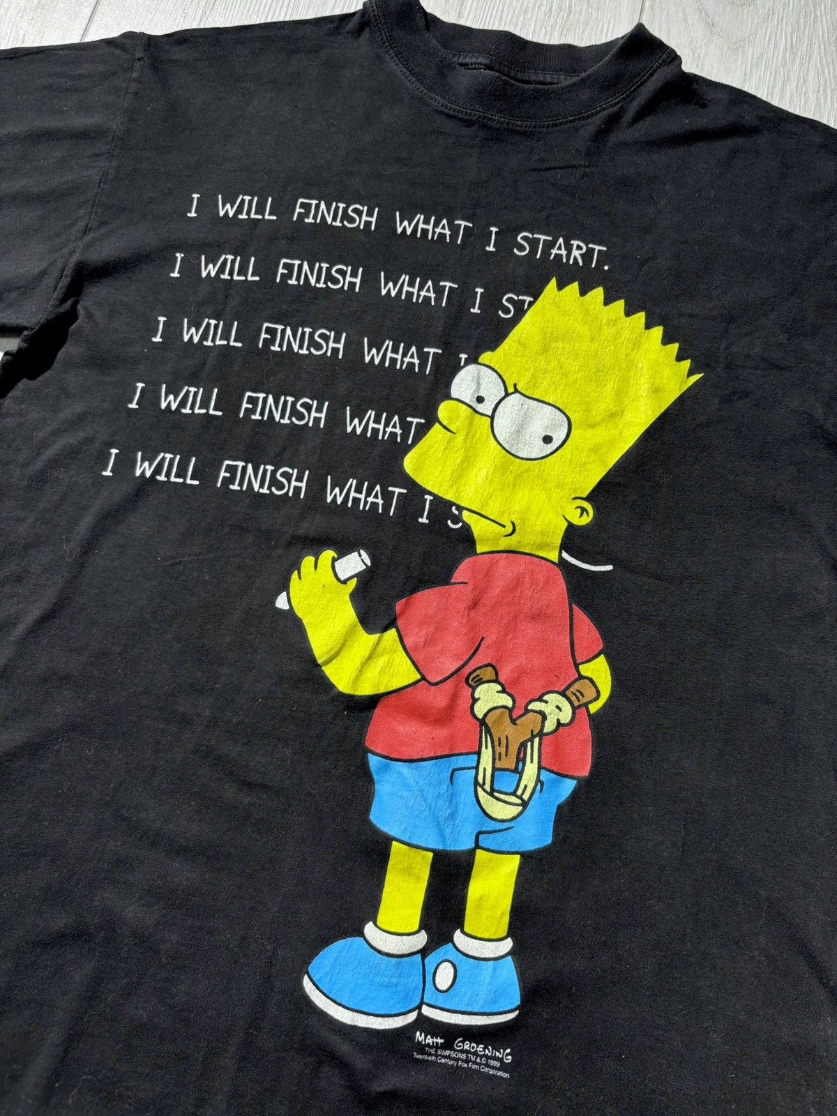 Vintage Vintage 2000 The Simpsons Bart Simpson Tee Black L Size US L / EU 52-54 / 3 - 2 Thumbnail