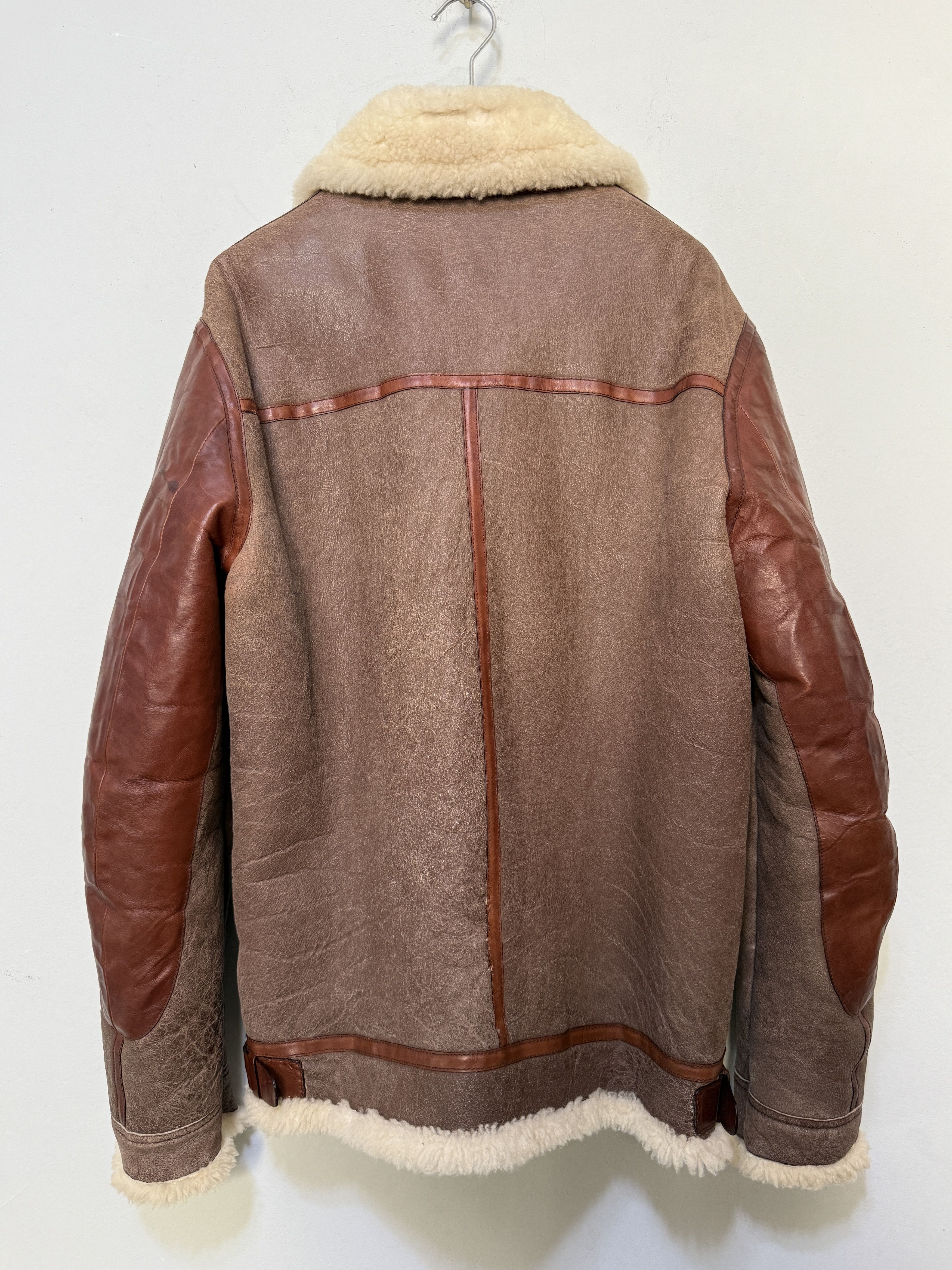 Gucci Gucci aviator flight jacket sheepskin rare military inspired Size US M / EU 48-50 / 2 - 13 Thumbnail