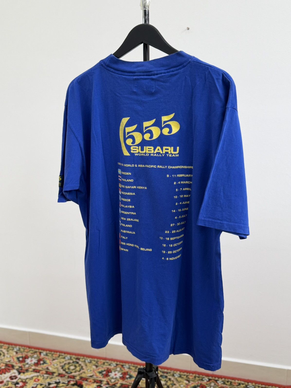 Band Tees Vintage 1996s Subaru Railly Team Men's T-Shirt Logo Size US L / EU 52-54 / 3 - 9 Thumbnail