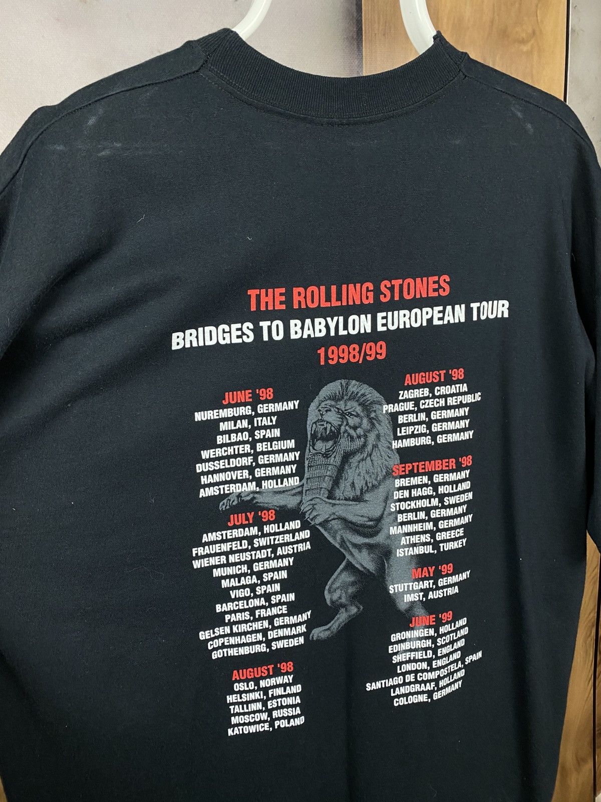 The Rolling Stones 🎸Vintage 1998 T-Shirt The Rolling Stones Bridges To Babylon🎸 Size US XXL / EU 58 / 5 - 4 Thumbnail
