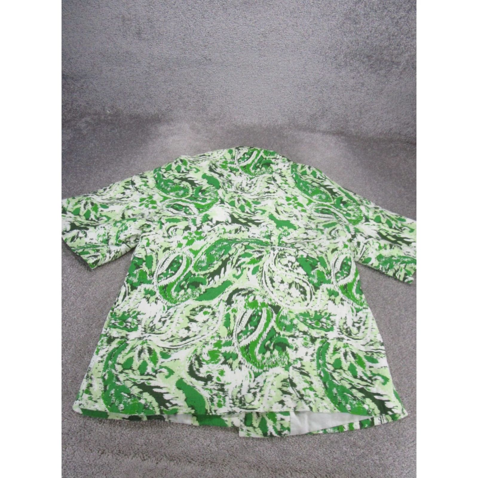 Zara VINTAGE Zara Sweater Shirt Womens S Green Open Front Cardigan 90s Womens Size S / US 4 / IT 40 - 3 Thumbnail