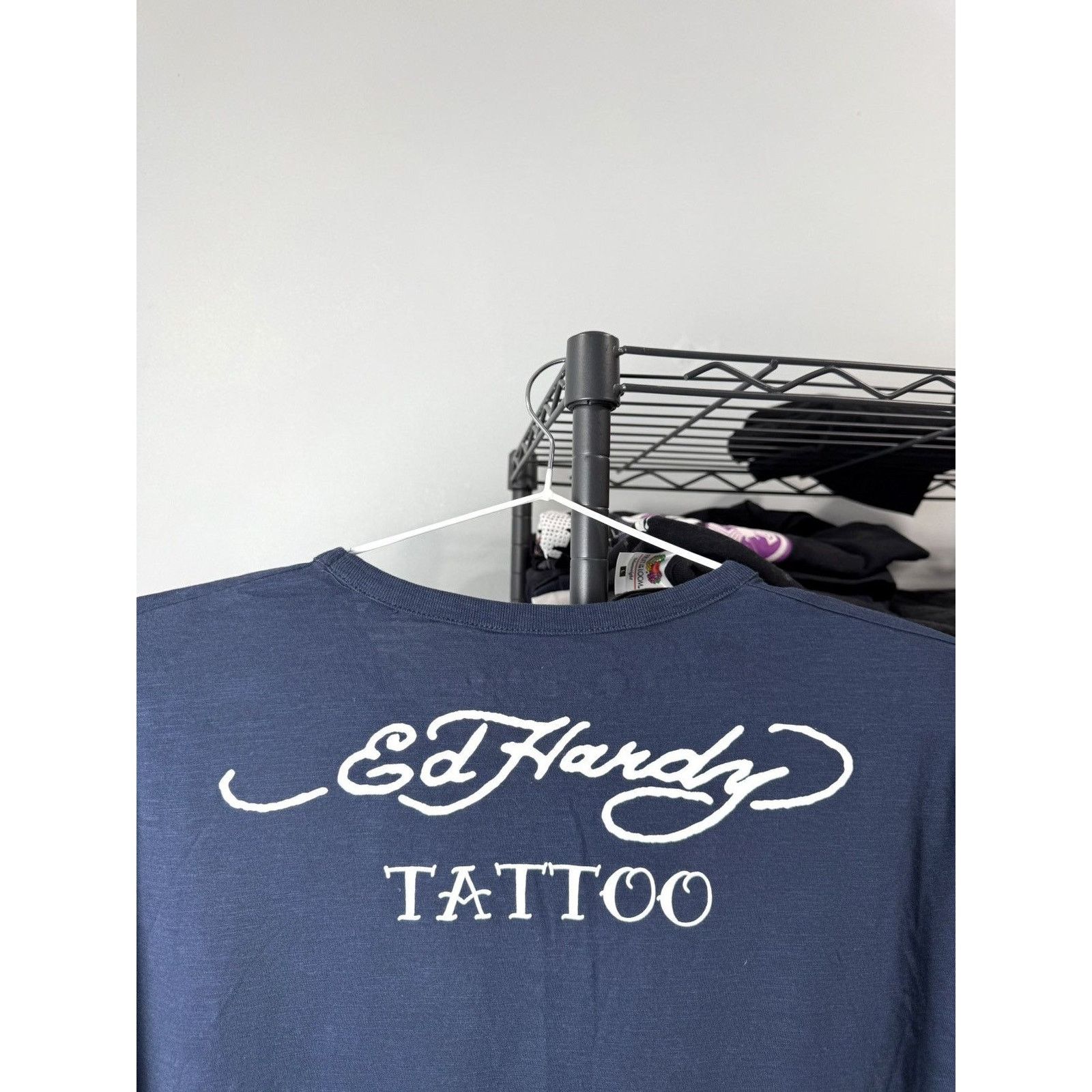 Ed Hardy Vintage Ed Hardy by Christian Audigier T Shirt Skull Size US XXL / EU 58 / 5 - 2 Thumbnail