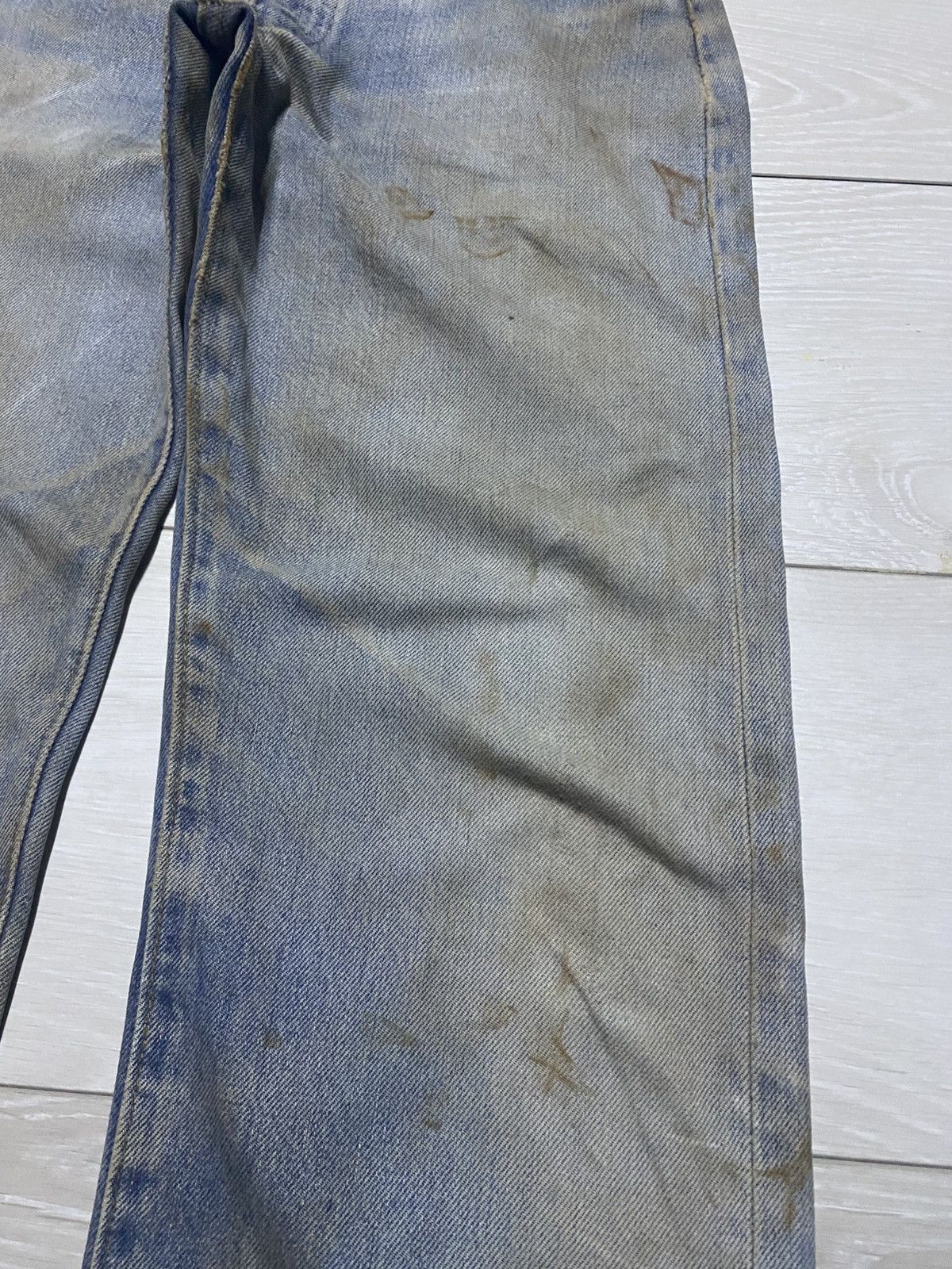 Levi's Levis 501 70s ButtonFly 6 Crazy Mud Wash Rusty Selvedge Size US 28 / EU 44 - 10 Thumbnail