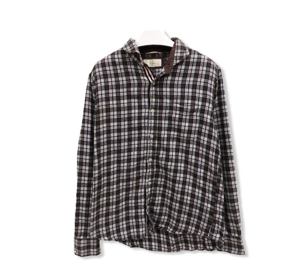 Flannel × Japanese Brand Japanese Brand ikka Plaid Tartan Flannel Shirt 👕 Size US S / EU 44-46 / 1 - 1 Thumbnail