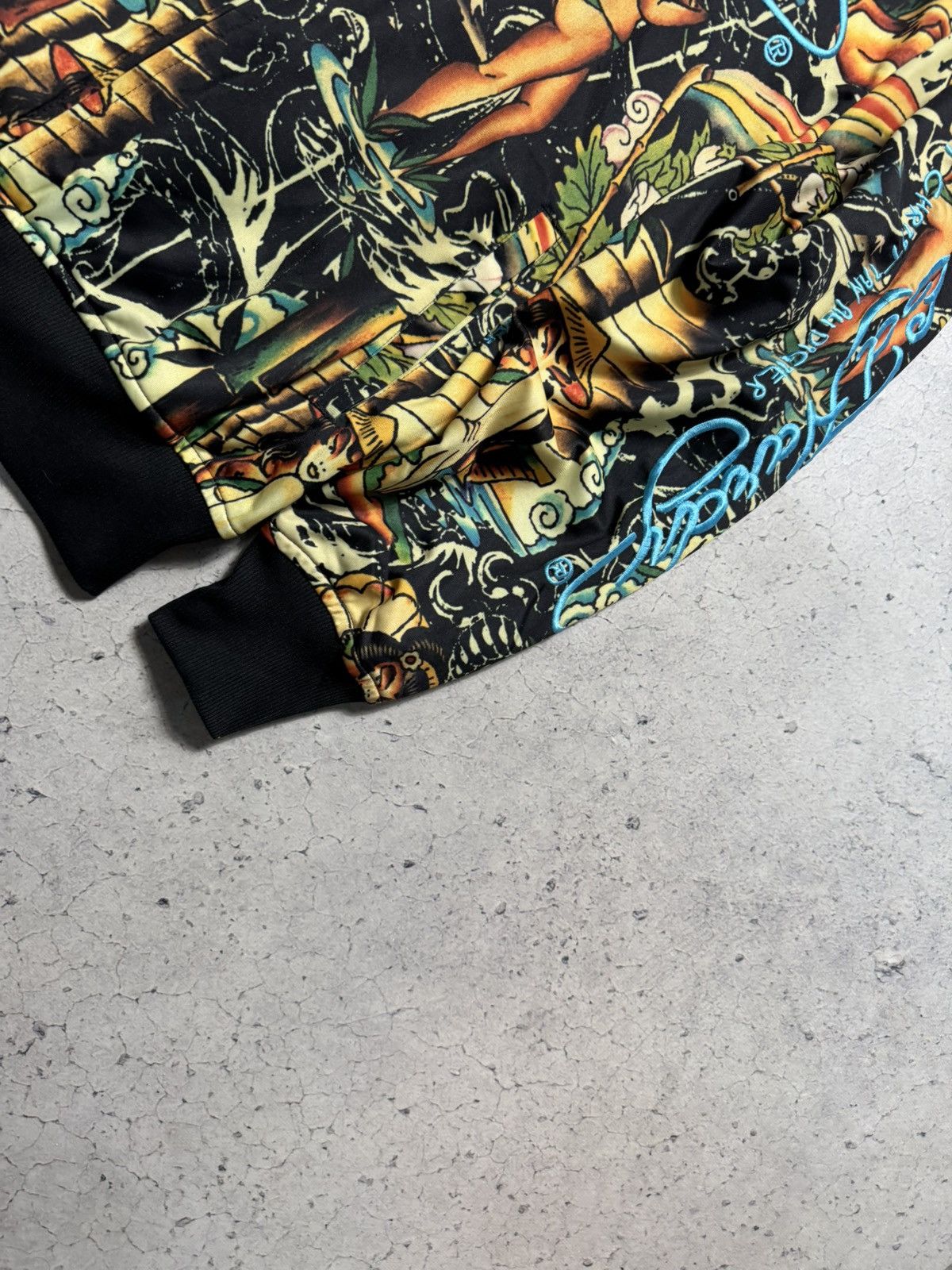 Ed Hardy Ed Hardy By Christian Audigier Overprint Jacket Size M Size US M / EU 48-50 / 2 - 3 Thumbnail