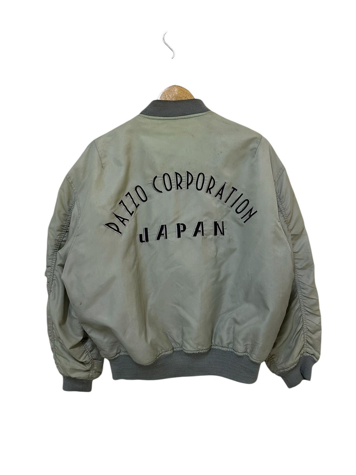 Vintage 90s pazzo corporation japan ma1 bomber jacket