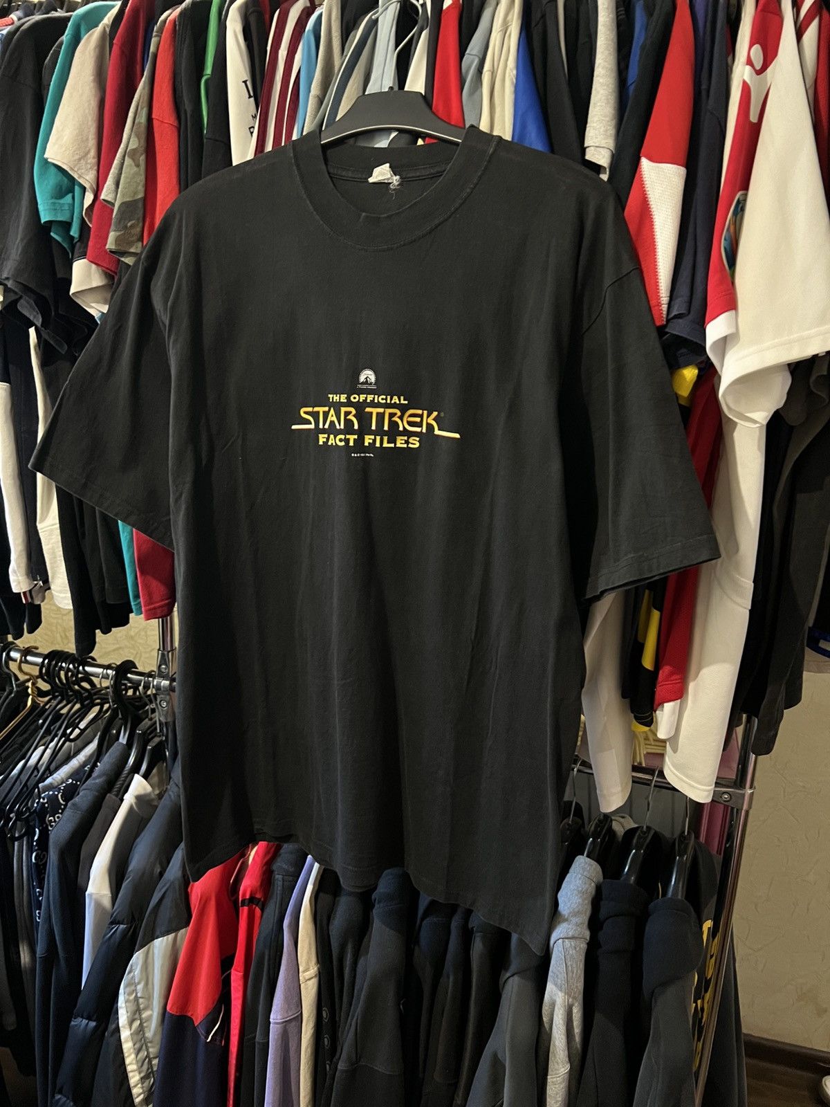 Band Tees 1997 VINTAGE STAR TREK TRHE OFFICIAL FACT FILES MOVIE PROMO Size US XL / EU 56 / 4 - 1 Thumbnail