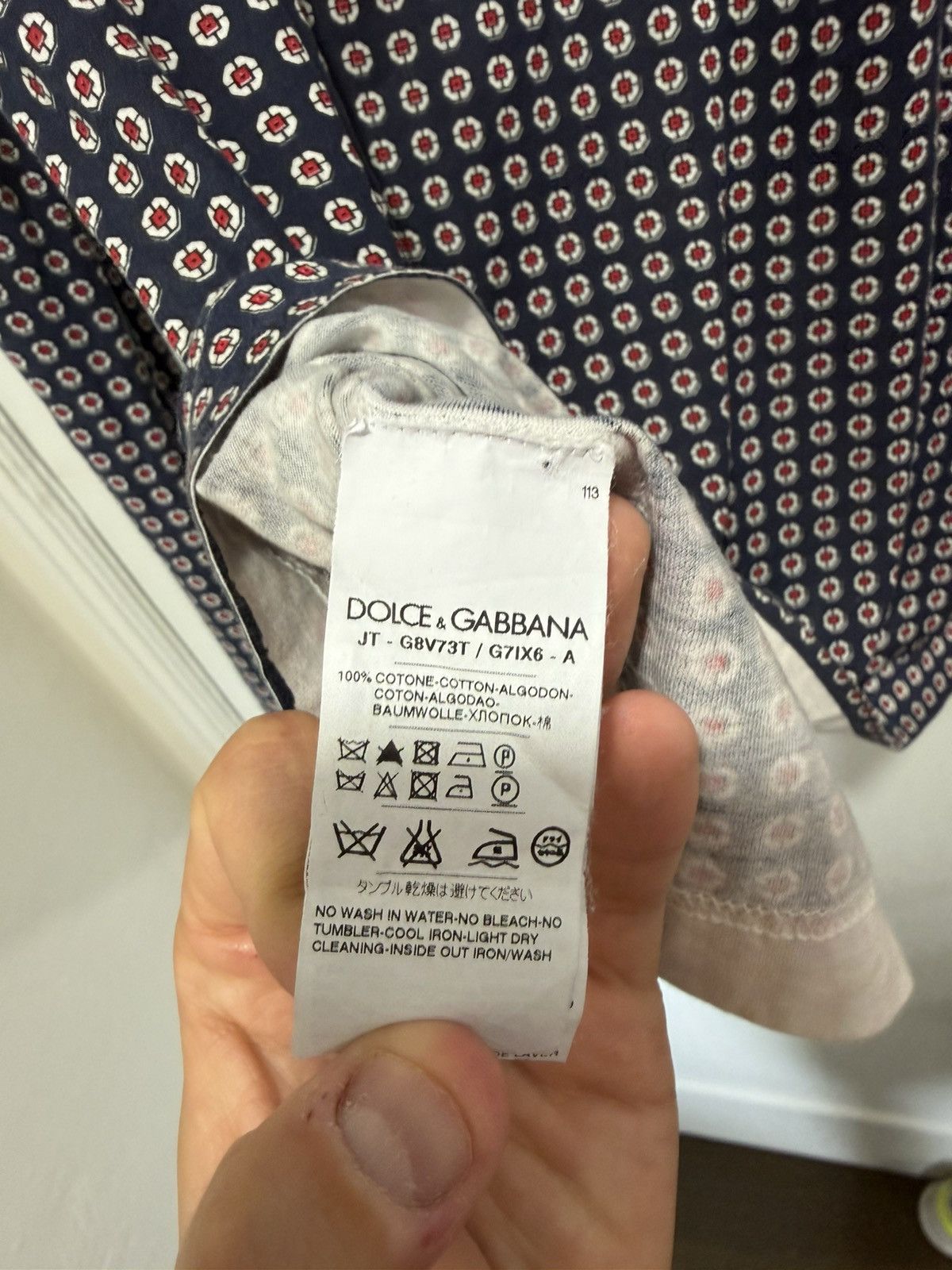 Dolce & Gabbana Dolce and Gabbana Bandana Print Size US L / EU 52-54 / 3 - 4 Thumbnail