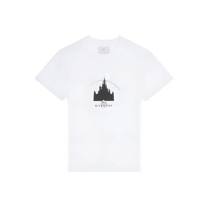 Givenchy Givenchy x Disney Castle Graphic T-Shirt Size US M / EU 48-50 / 2 - 1 Thumbnail