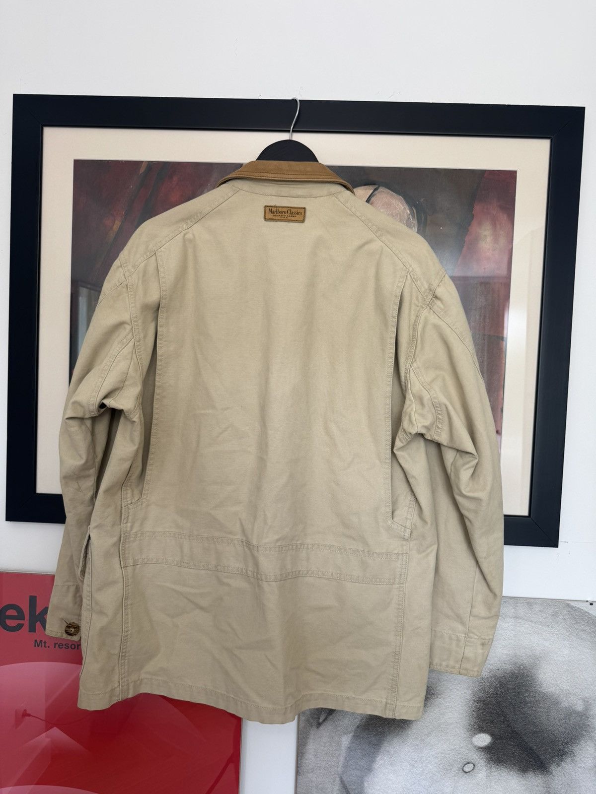 Marlboro Classics Marlboro Classics Vintage Washed Beige Jacket Chore Coat Size US M / EU 48-50 / 2 - 3 Thumbnail