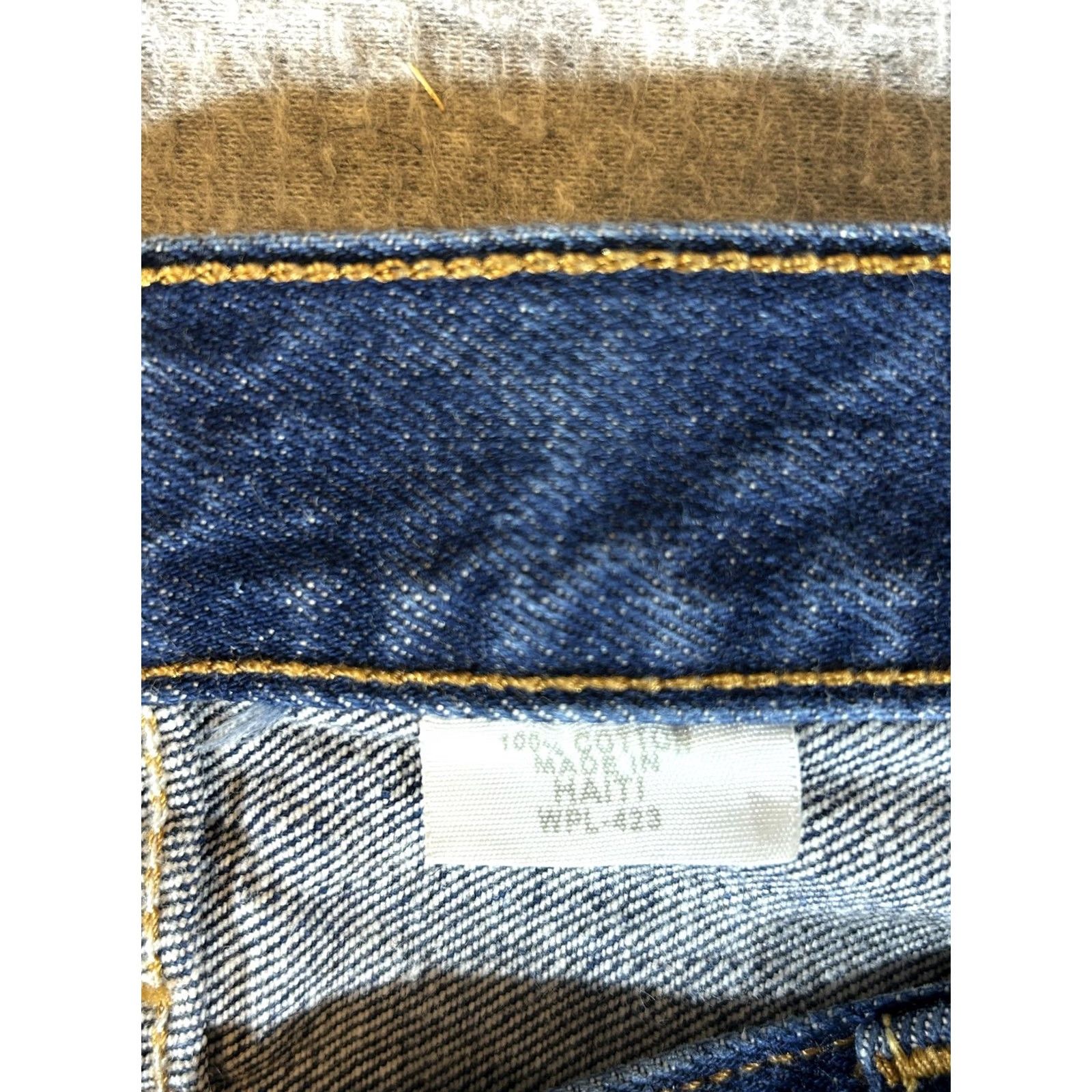 Levi's Levi's 501 Jeans Men Regular Straight Dark 38x32 Denim Button Fly Vintage Y2K Logo Back Patch Pockets Size US 38 / EU 54 - 7 Thumbnail