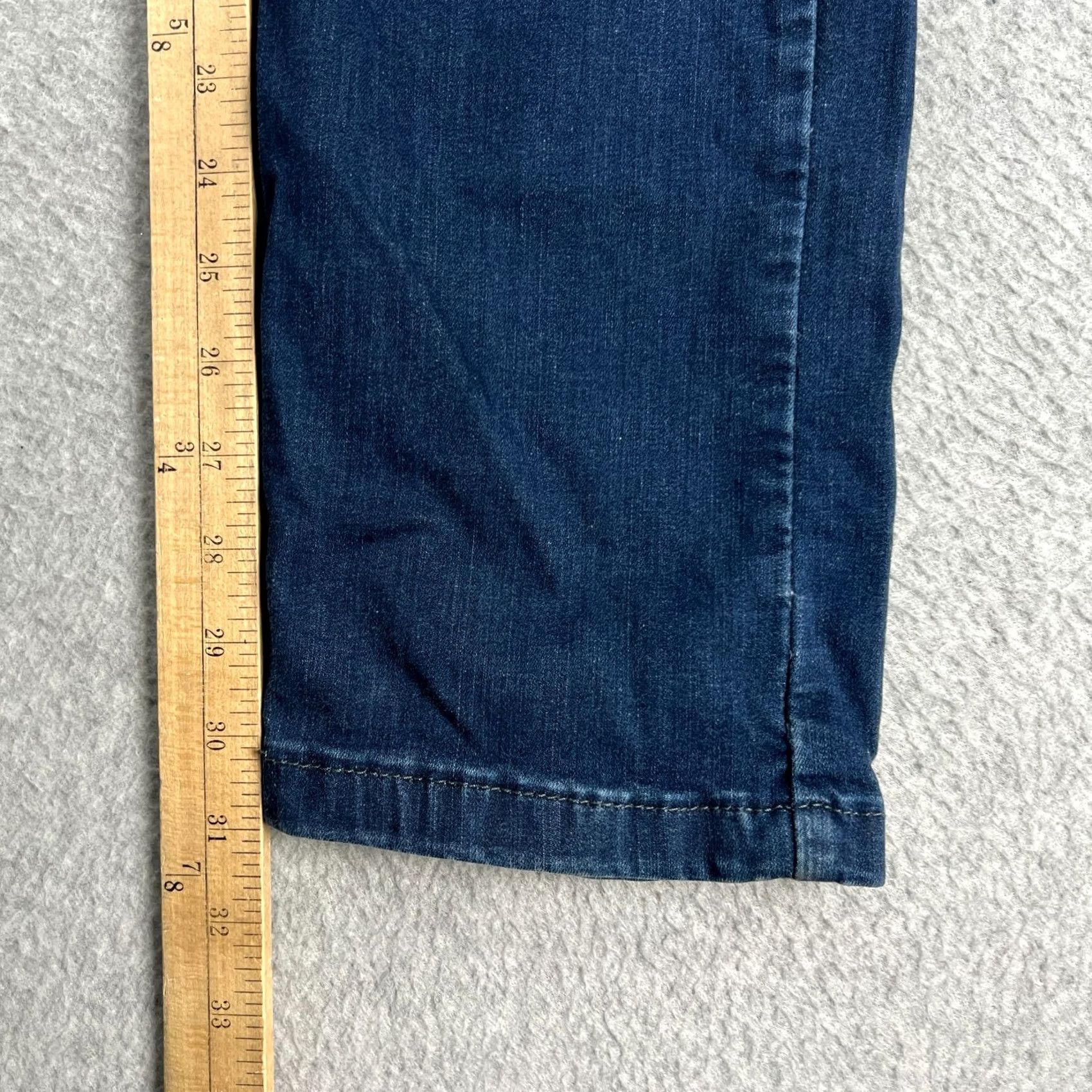 Vintage Mugsy Fultons Slim Fit Jeans Stretch Denim 33x32 Mens Blue Pants Cotton Denim Fabric Jeans Size US 33 - 7 Thumbnail