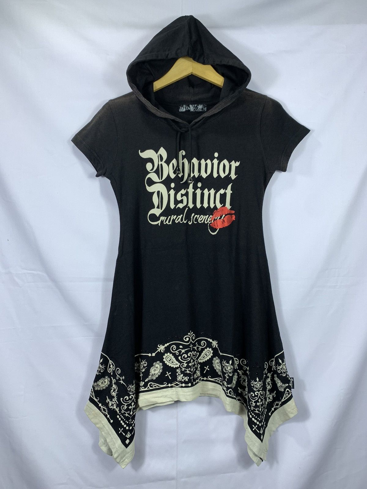 14th Addiction SICK CRAZY TRASHED FADED JAPANESE DIGDEP GOTHIC PUNK HOODED Size US M / EU 48-50 / 2 - 1 Thumbnail